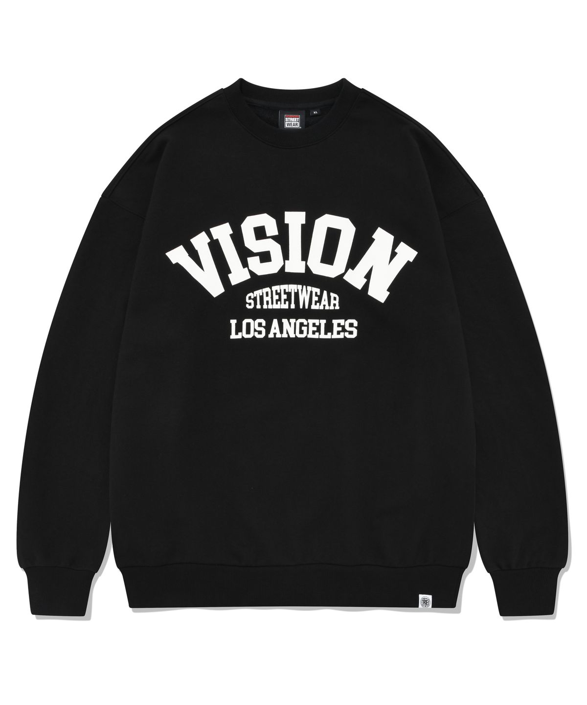 비전스트릿웨어(VISION STREETWEAR) VSW Arch Logo Crewneck Black