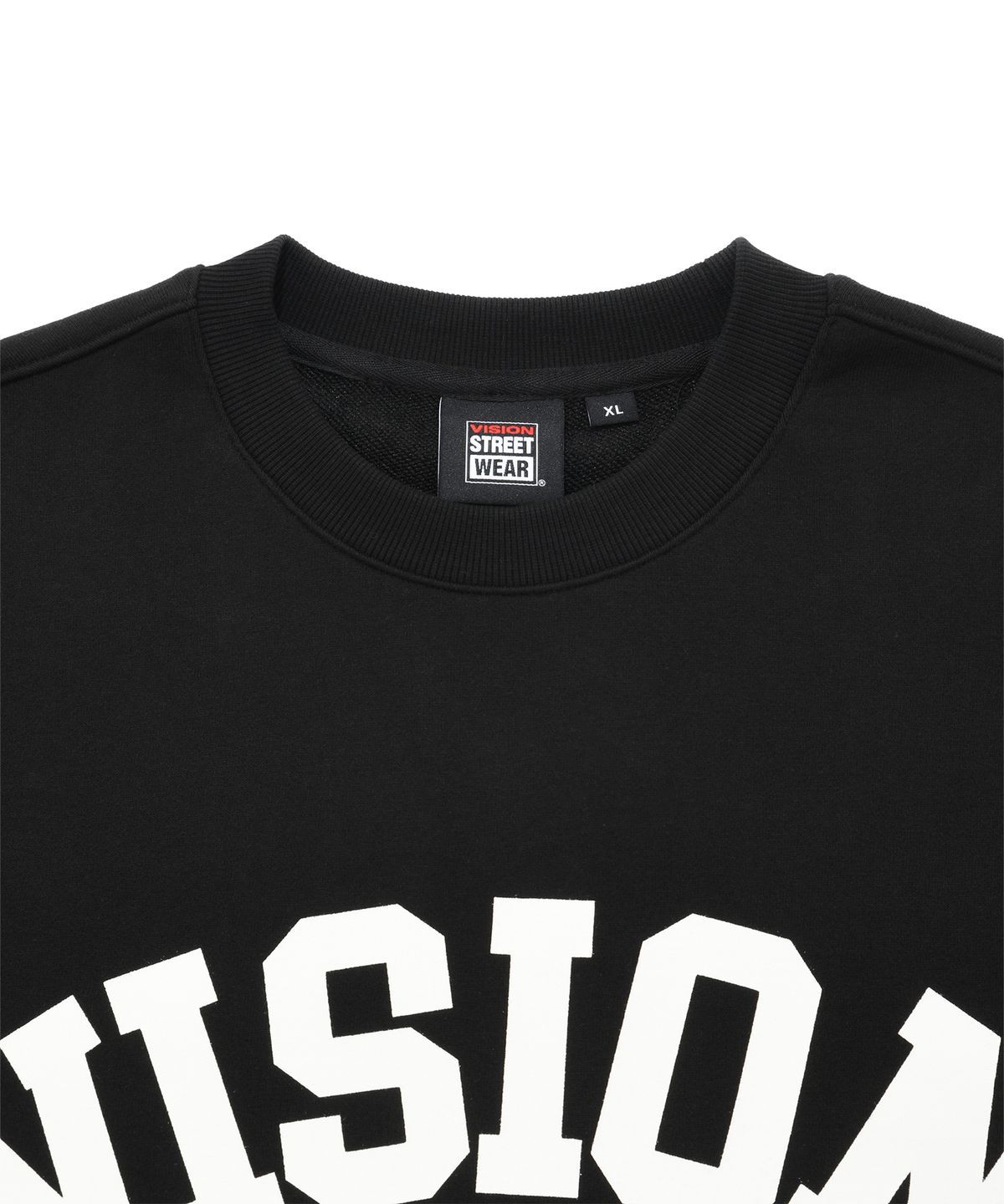 비전스트릿웨어(VISION STREETWEAR) VSW Arch Logo Crewneck Black