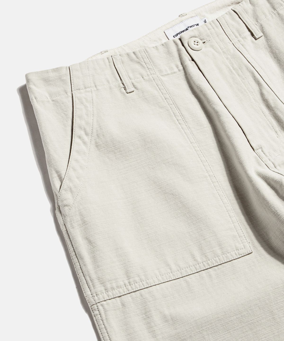 에스피오나지(ESPIONAGE) Wide Baker Pants Ecru