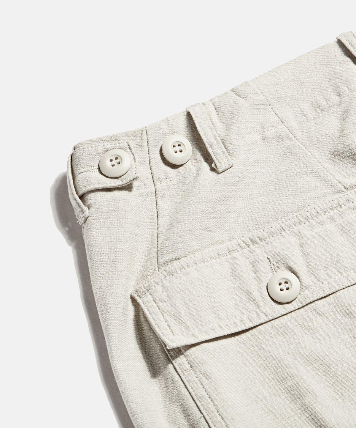 에스피오나지(ESPIONAGE) Wide Baker Pants Ecru