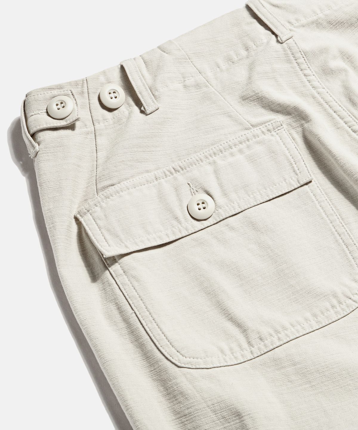 에스피오나지(ESPIONAGE) Wide Baker Pants Ecru