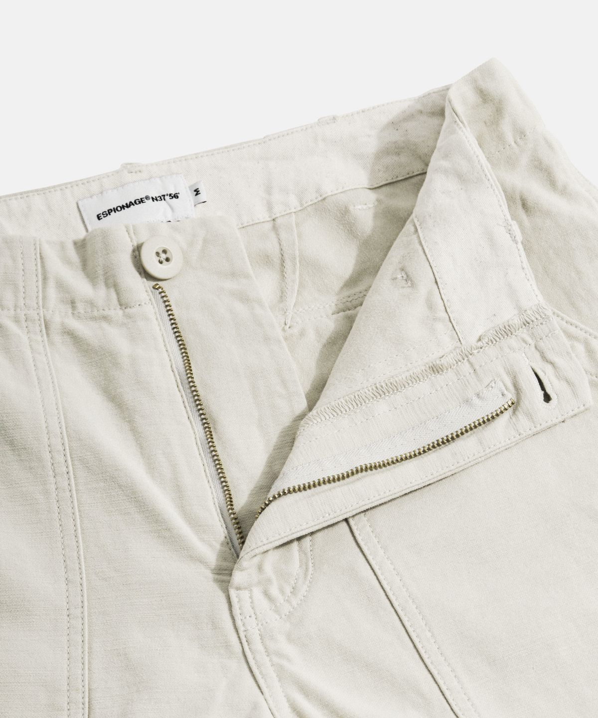 에스피오나지(ESPIONAGE) Wide Baker Pants Ecru