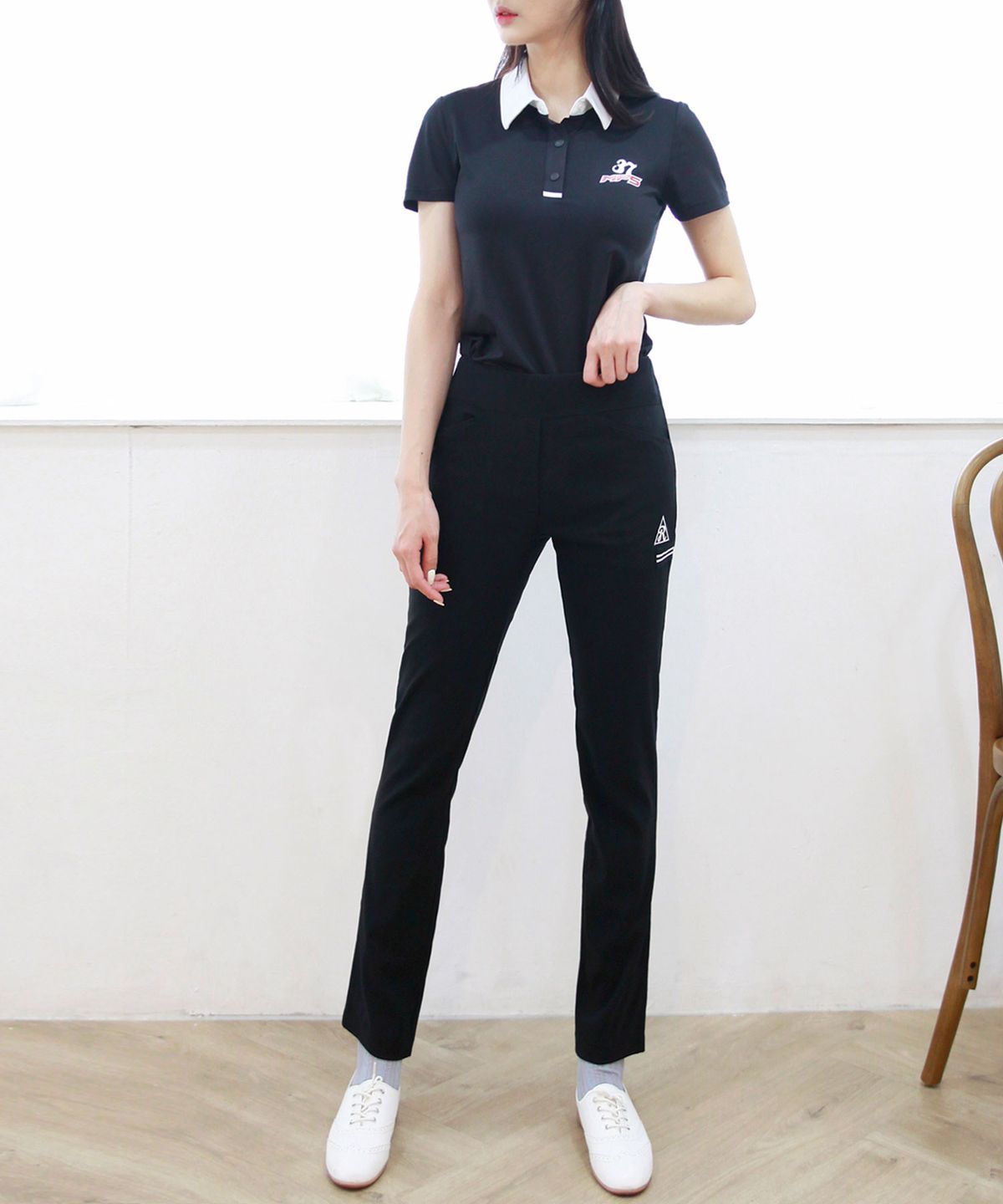 엠에프에스 골프웨어(MFS GOLFWEAR) 여성 밴딩 퍼포먼스 스판 팬츠 SV220044