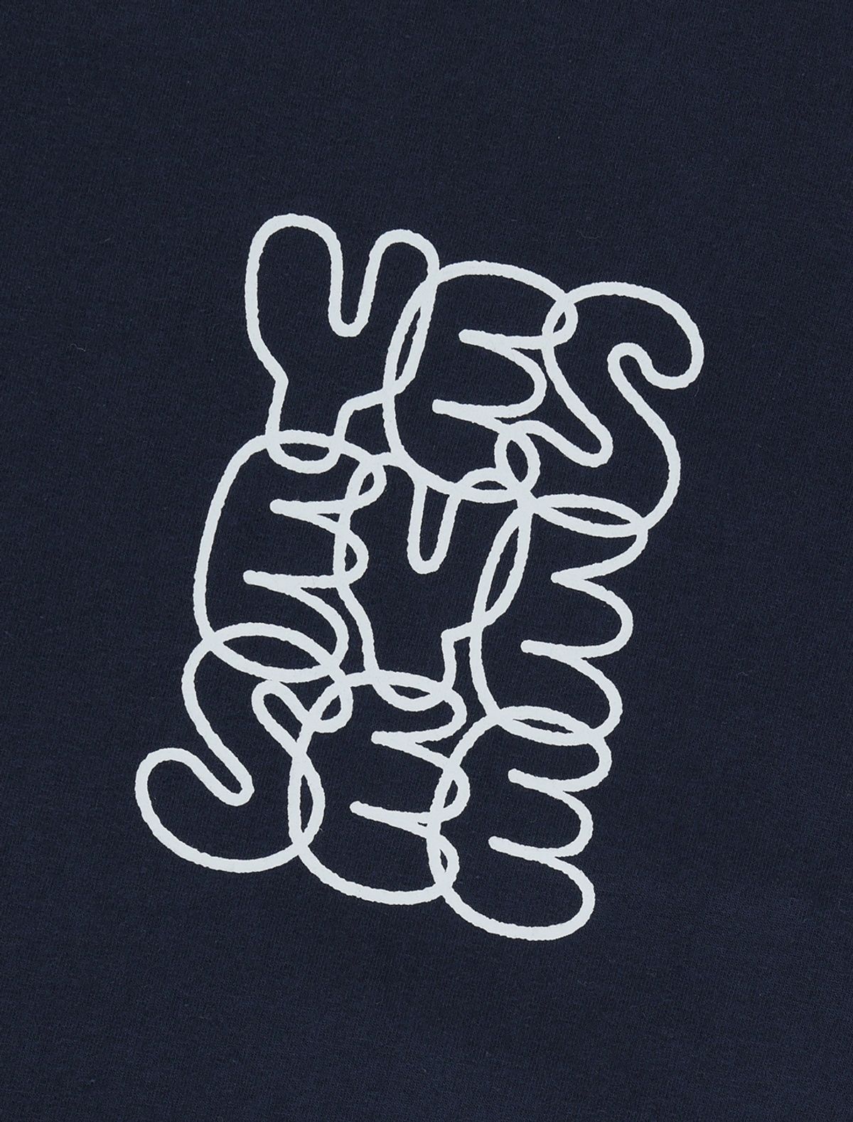 예스아이씨(YESEYESEE) C-Logo L/S Navy