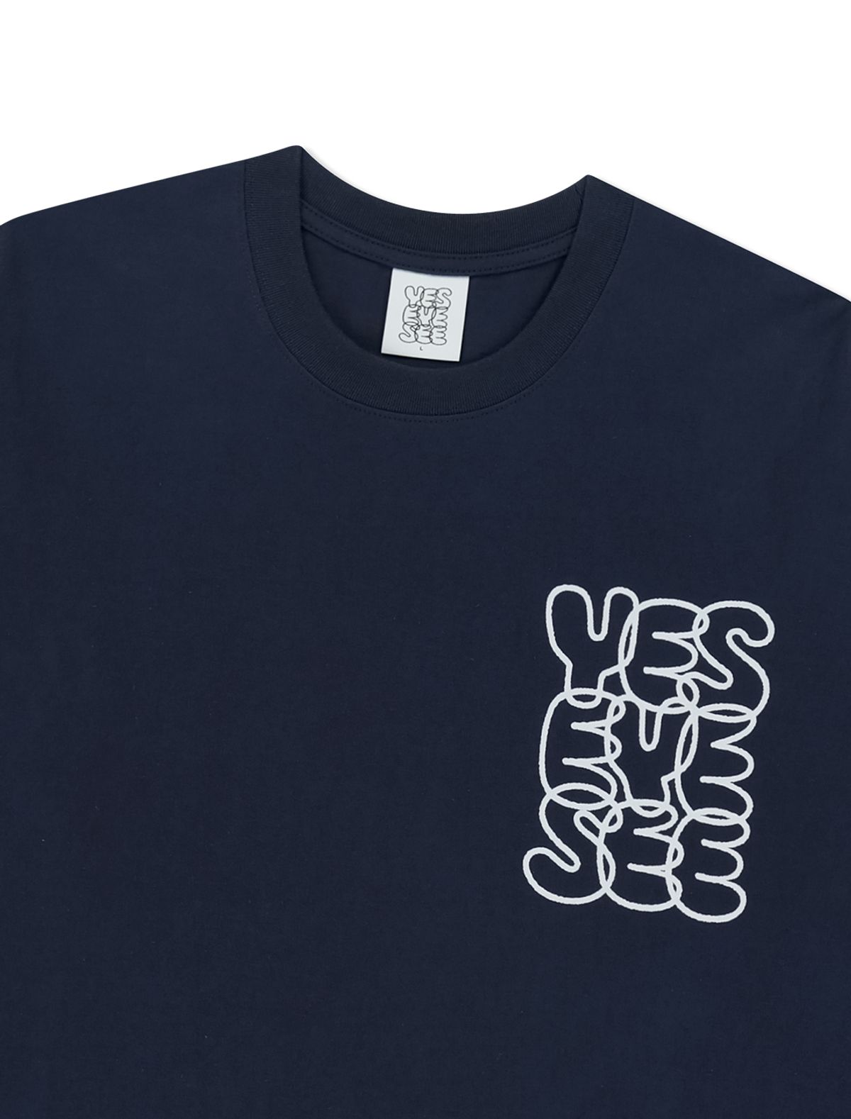 예스아이씨(YESEYESEE) C-Logo L/S Navy