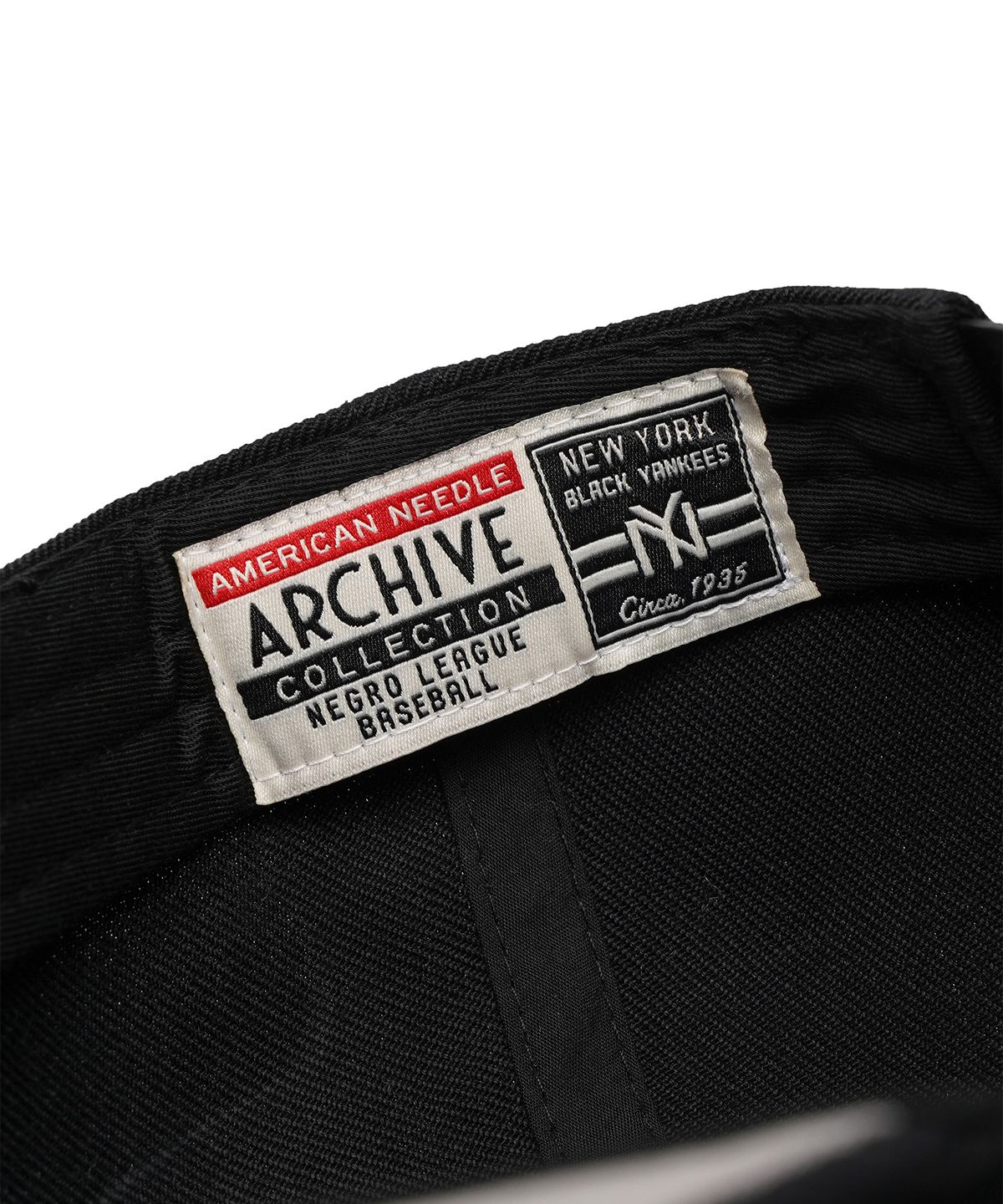 아메리칸니들(AMERICAN NEEDLE) ARCHIVE400 CAP NY BLACK YANKEES - BLACK
