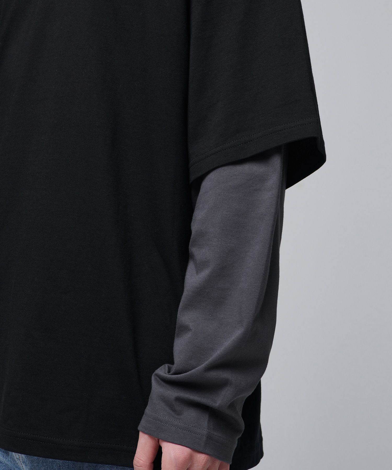 Tシャツ・カットソー *MUSINSA STANDARD* Layered Crew Neck Long Sleeve T-ShirtLong MUSINSA | MUSINSA STANDARD Layered Crew Neck Long Sleeve T
