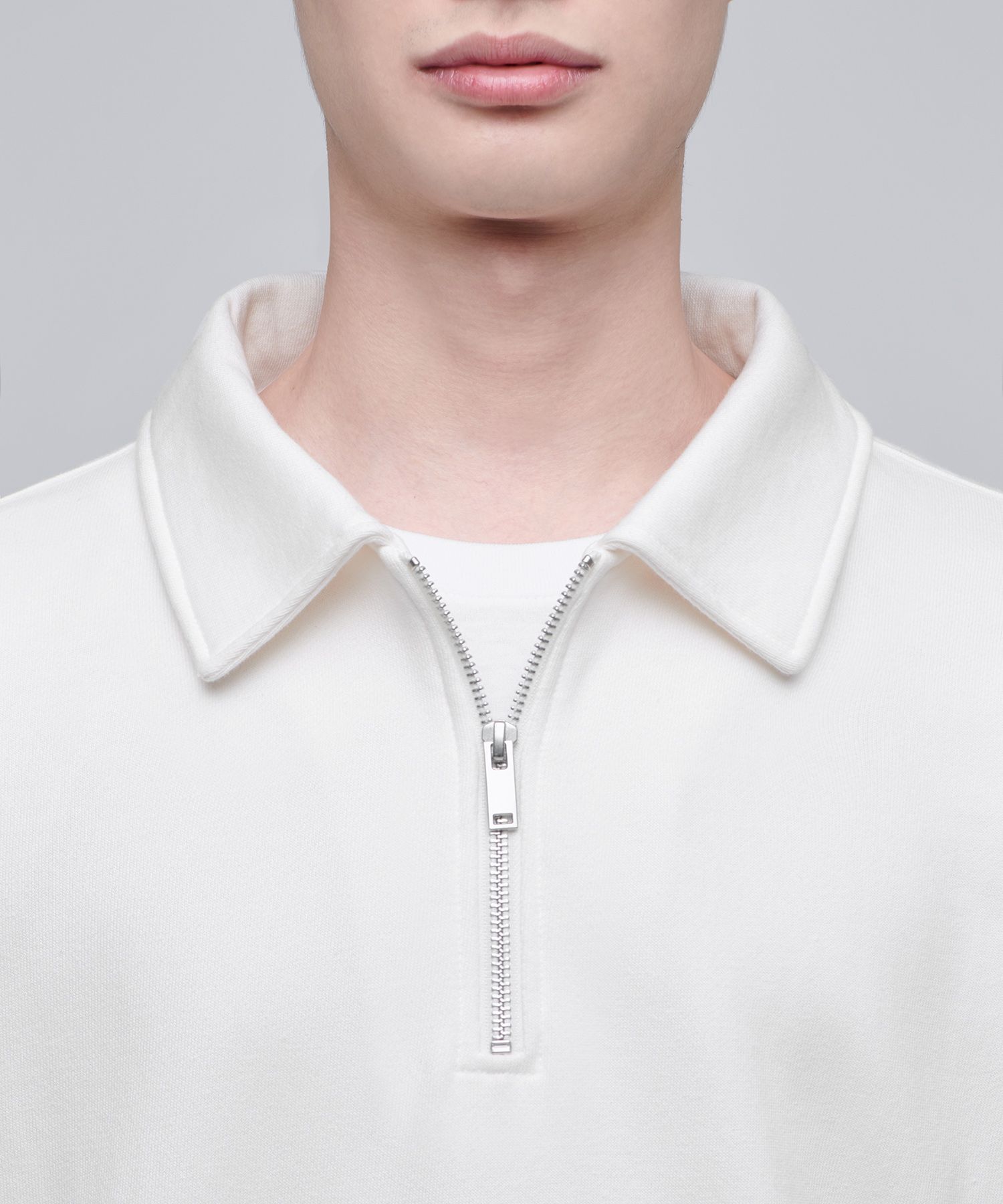 スウェット・トレーナー *MUSINSA STANDARD* Oversized collared half zip-up sweatshirt MUSINSA | MUSINSA STANDARD Oversized Collared Half Zip-up
