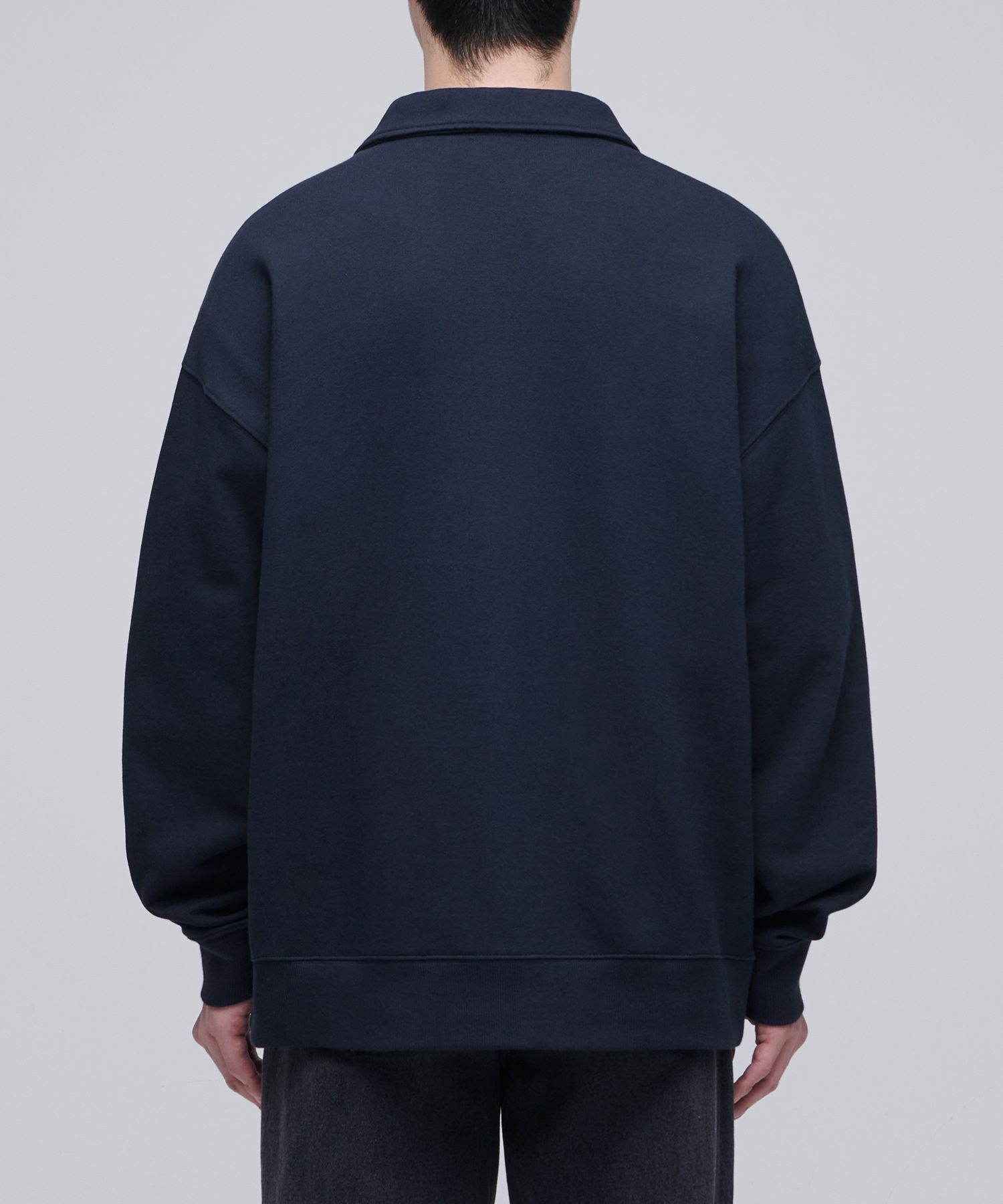 MUSINSA | MUSINSA STANDARD Oversized Collared Half Zip-up