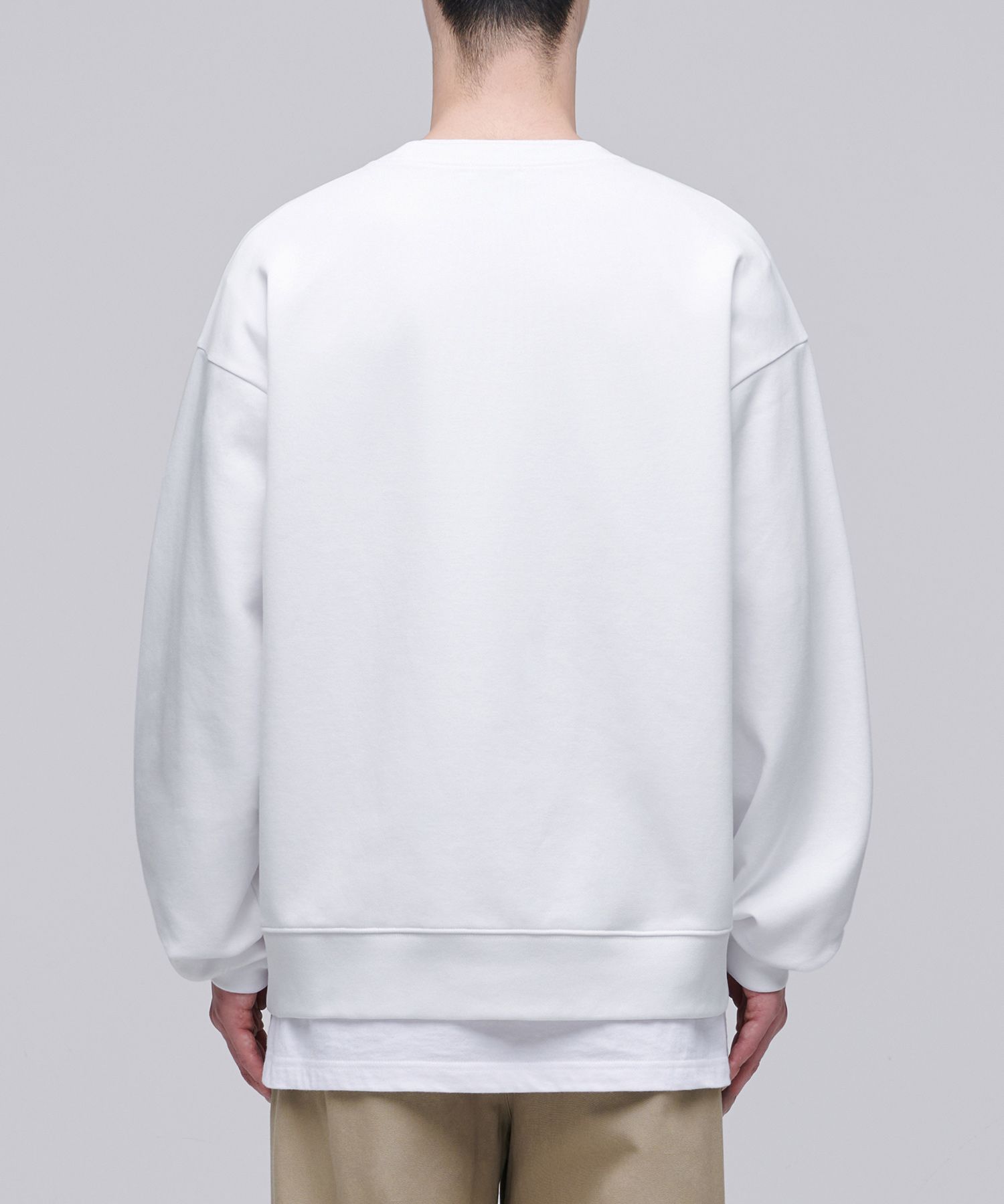 スウェット・トレーナー *MUSINSA STANDARD* Flat terry oversized sweatshirt gunl MUSINSA | MUSINSA STANDARD Flat Terry Oversized Sweatshirt