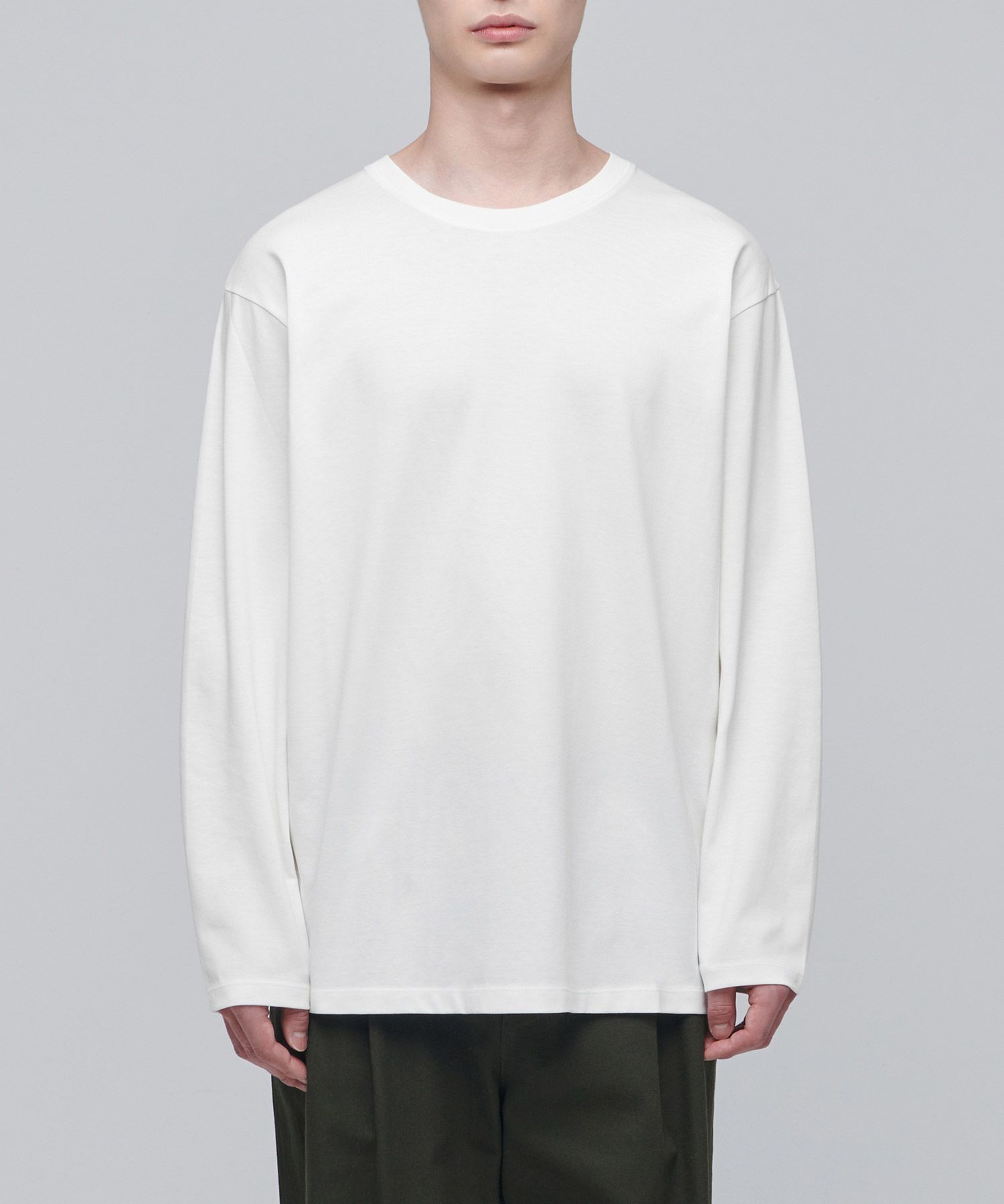 Tシャツ・カットソー *MUSINSA STANDARD* Supima Relaxed Crew Neck Long Sleeve T-Sh MUSINSA | MUSINSA STANDARD Supima Relaxed Crew Neck Long