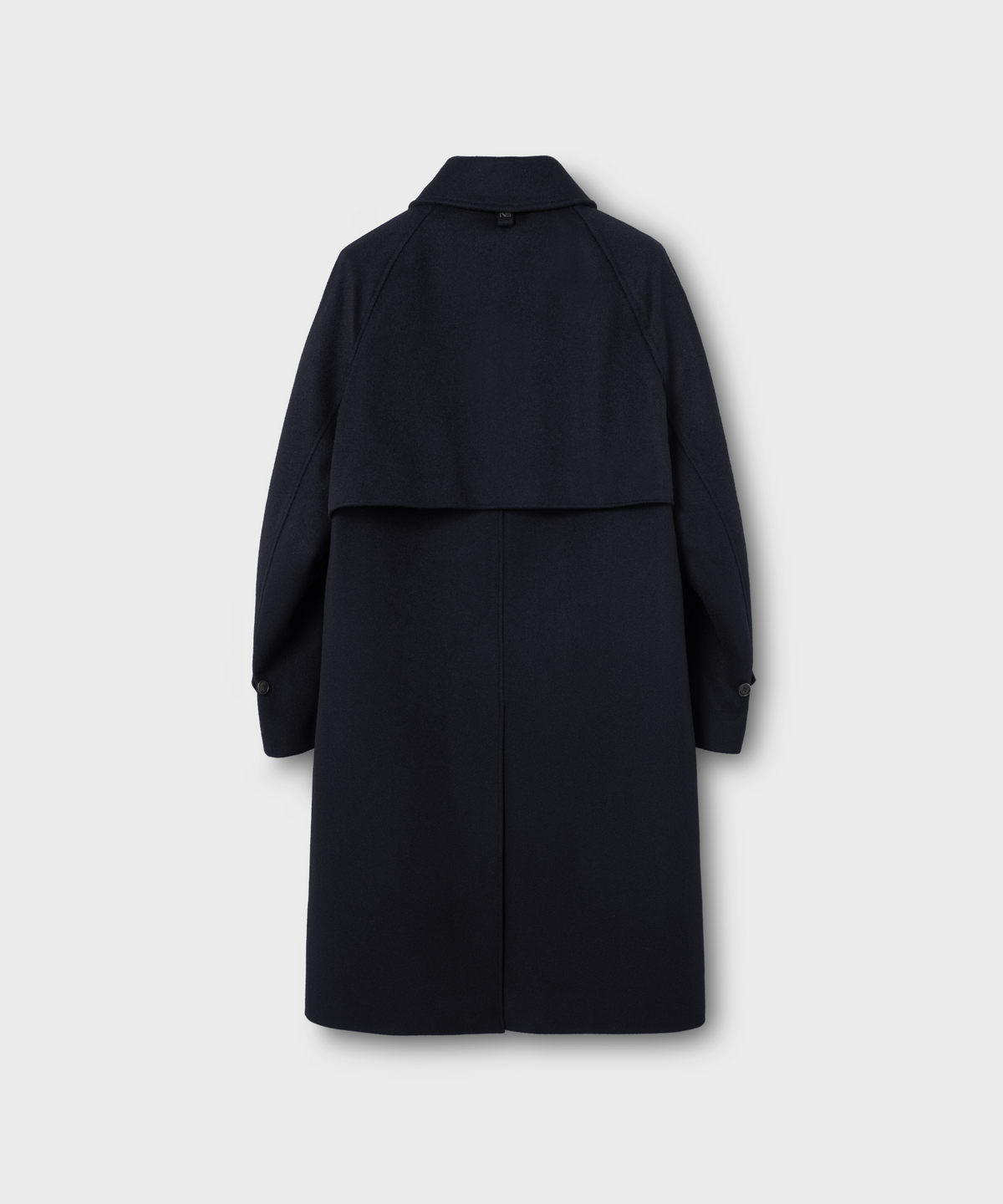 넌블랭크(NONBLANK) 발마칸 코트_DARK NAVY