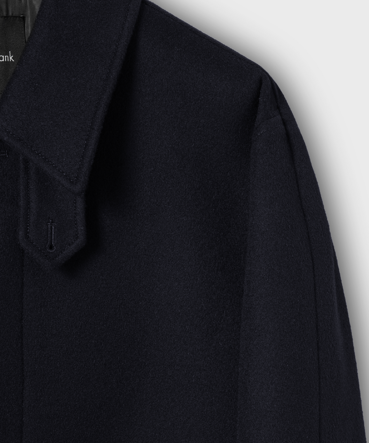 넌블랭크(NONBLANK) 발마칸 코트_DARK NAVY