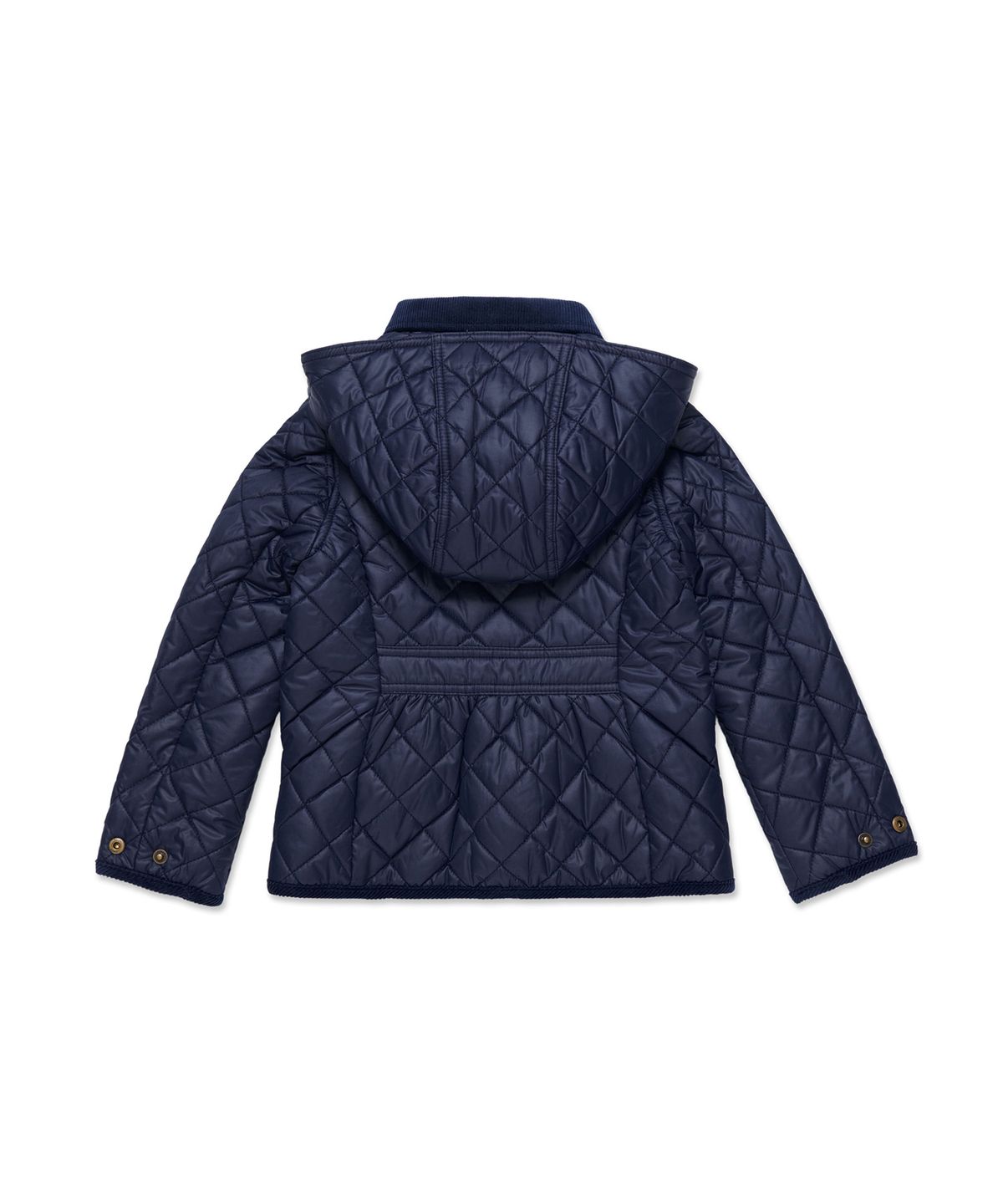 폴로 랄프 로렌 칠드런(POLO RALPH LAUREN CHILDREN) 여아 4-6.5세 퀼트 내수 반 재킷 - 네이비