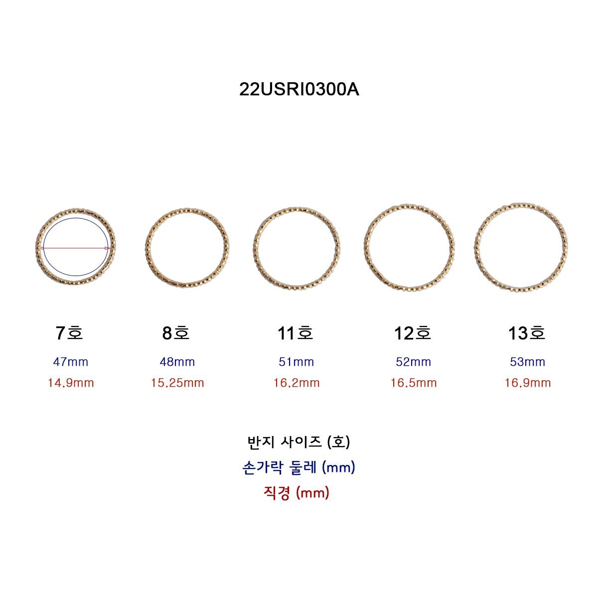 매즈믹(MEZMIC) 골드도금 5개 샤이니 지그재그  실버 반지