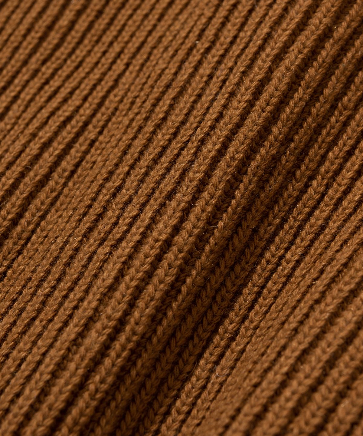 니티드(KNITTED) 와플 헤비 라운드 가디건 DARK ORANGE