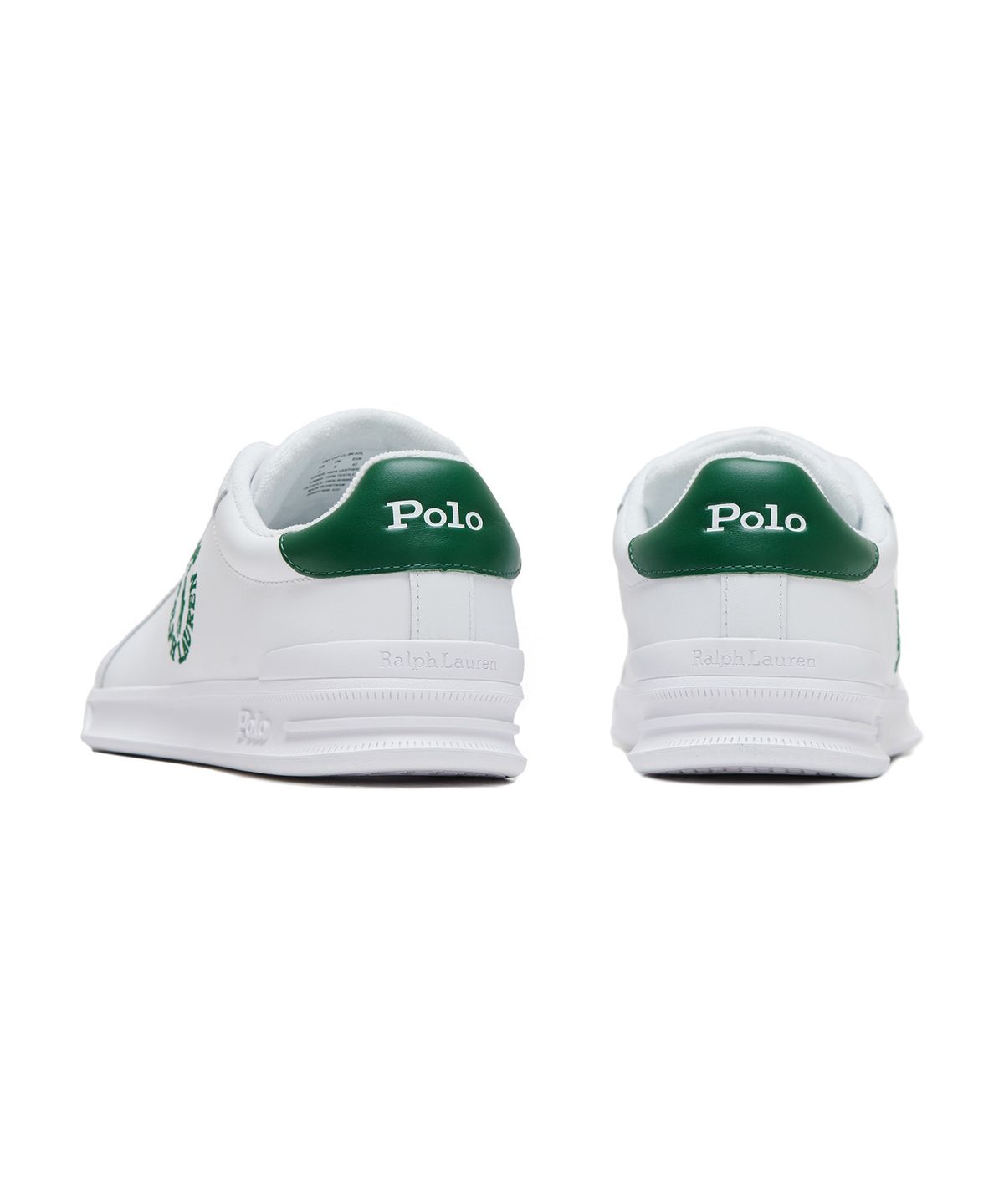 폴로 랄프 로렌(POLO RALPH LAUREN) 헤리티지 코트 II 스니커즈 - 화이트:그린
