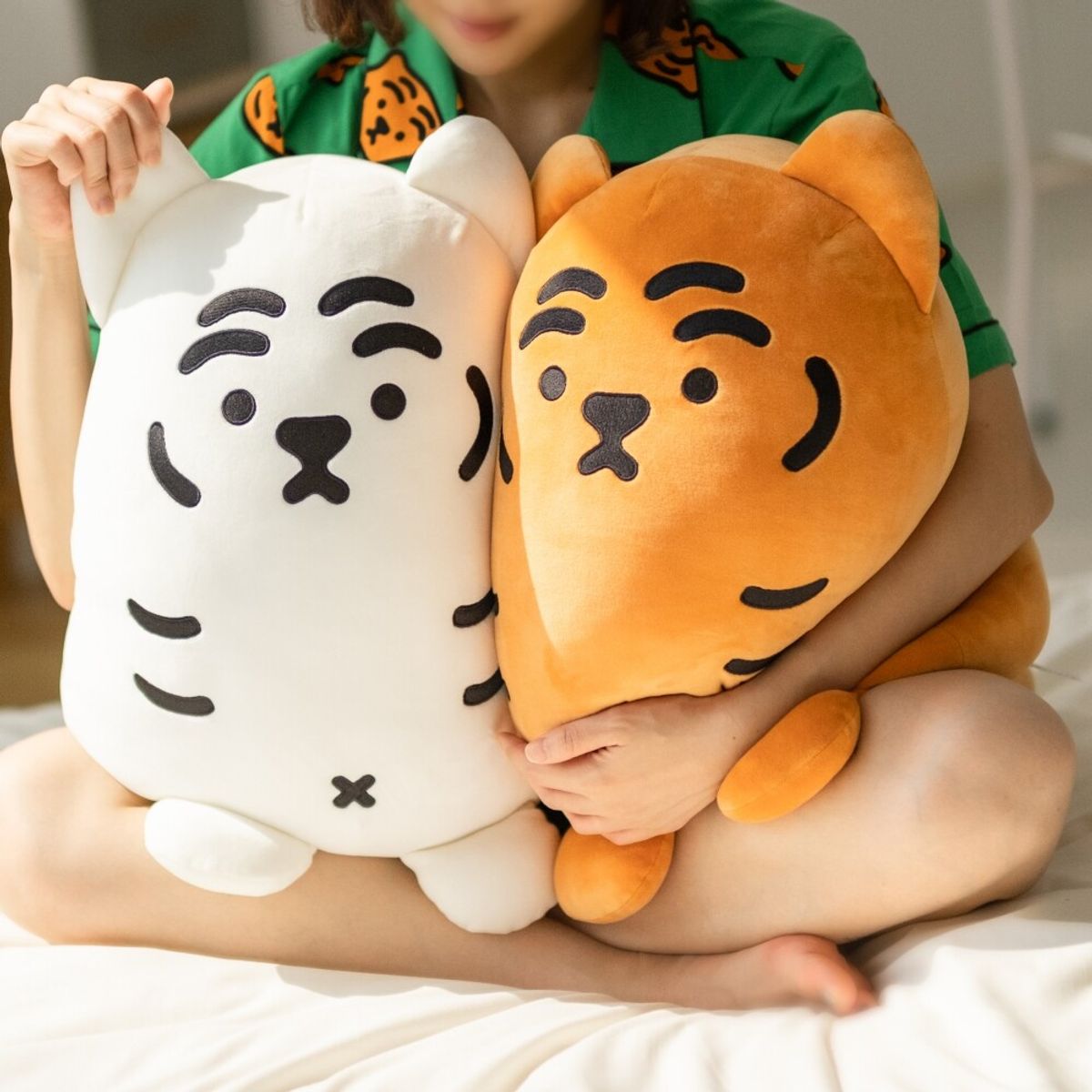 무직타이거(MUZIKTIGER) 자이언트 뚱랑이 쿠션 적호