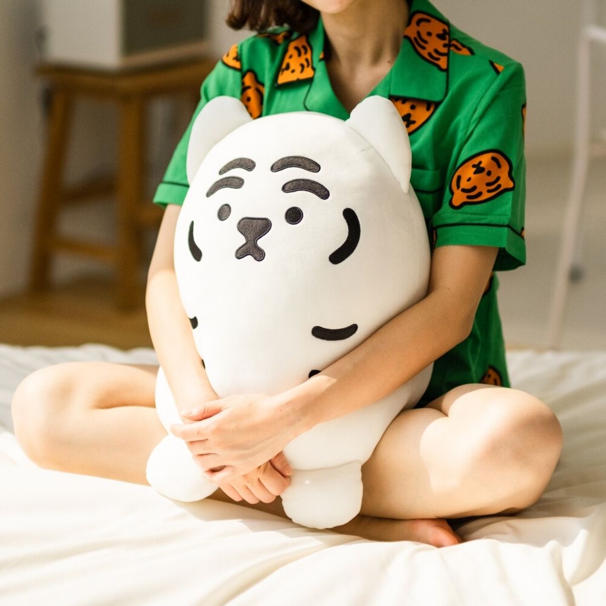 무직타이거(MUZIKTIGER) 자이언트 뚱랑이 쿠션 백호