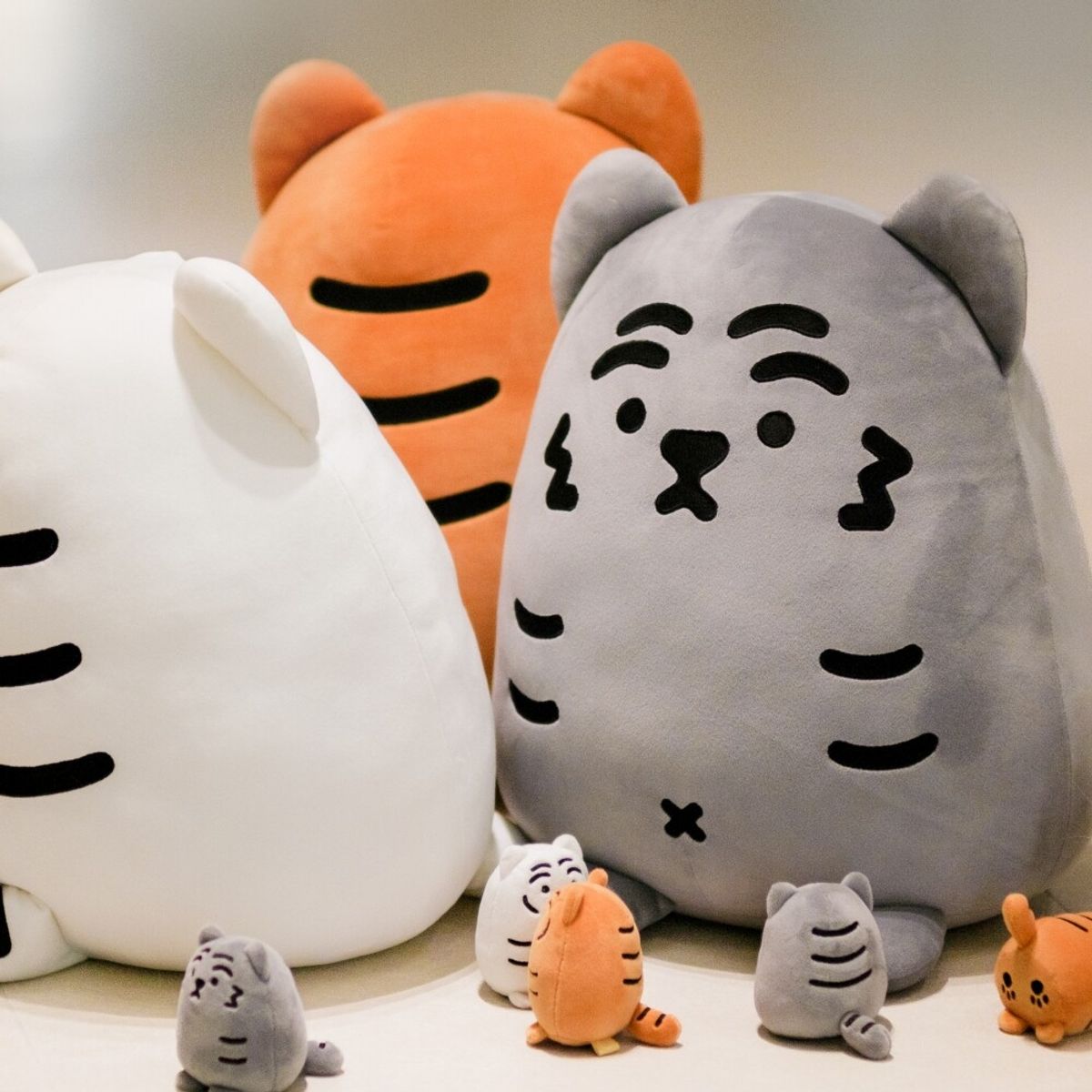 무직타이거(MUZIKTIGER) 자이언트 뚱랑이 쿠션 백호
