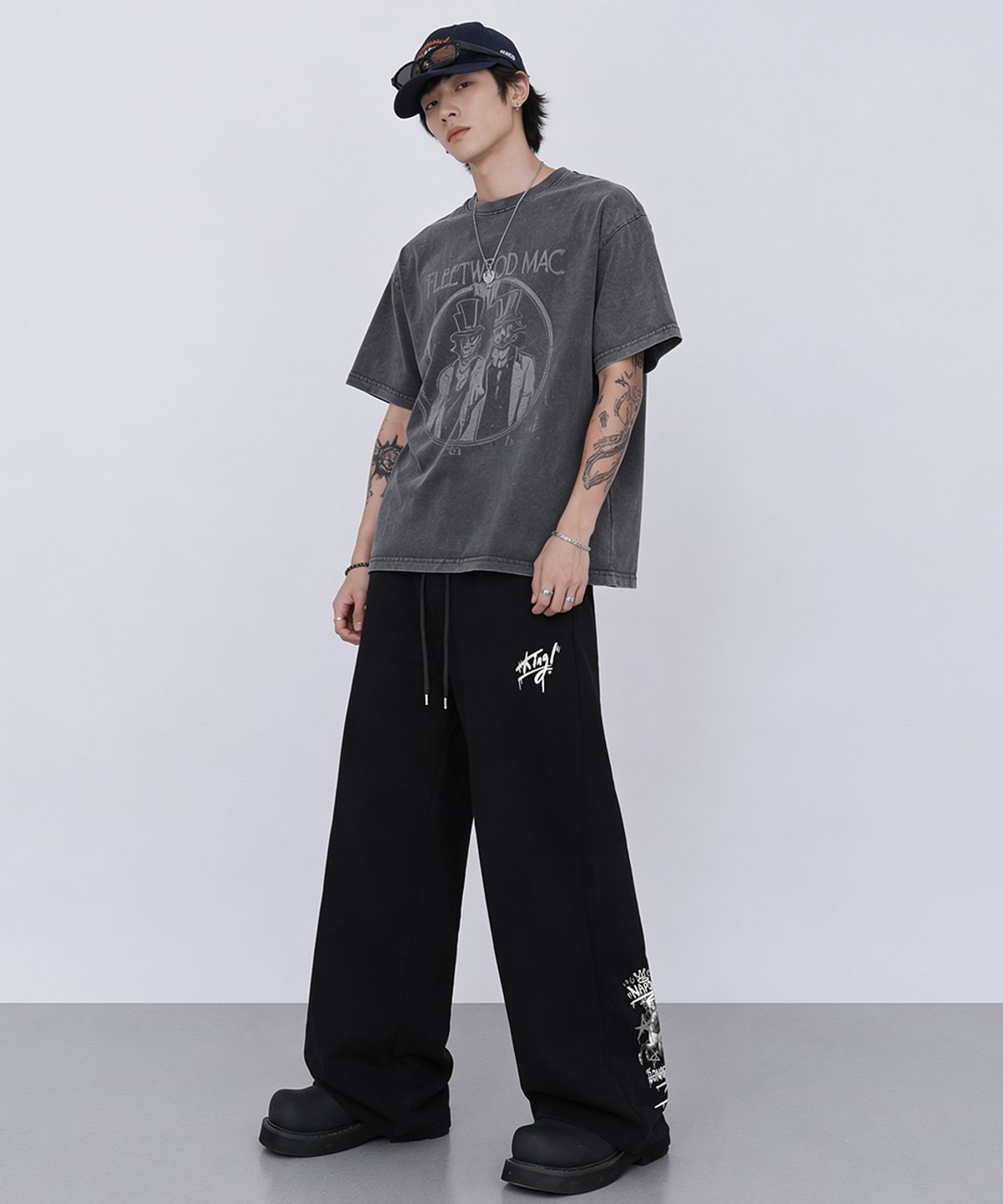 아티스트웨어(ARTISTWEAR) [ATW] 나폴레옹 와이드 밴딩팬츠