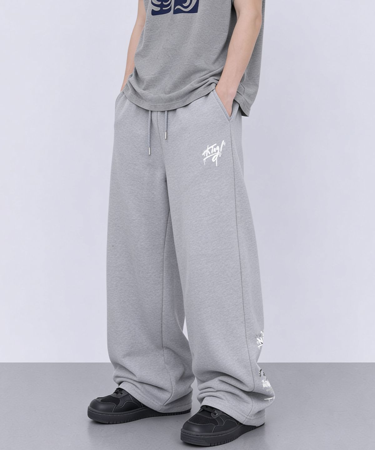 아티스트웨어(ARTISTWEAR) [ATW] 나폴레옹 와이드 밴딩팬츠