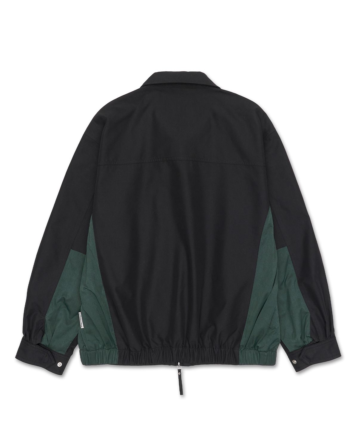 더바이닐하우스(THEVINYLHOUSE) PANELED BLOUSON BLACK (VH2CWUB933A)