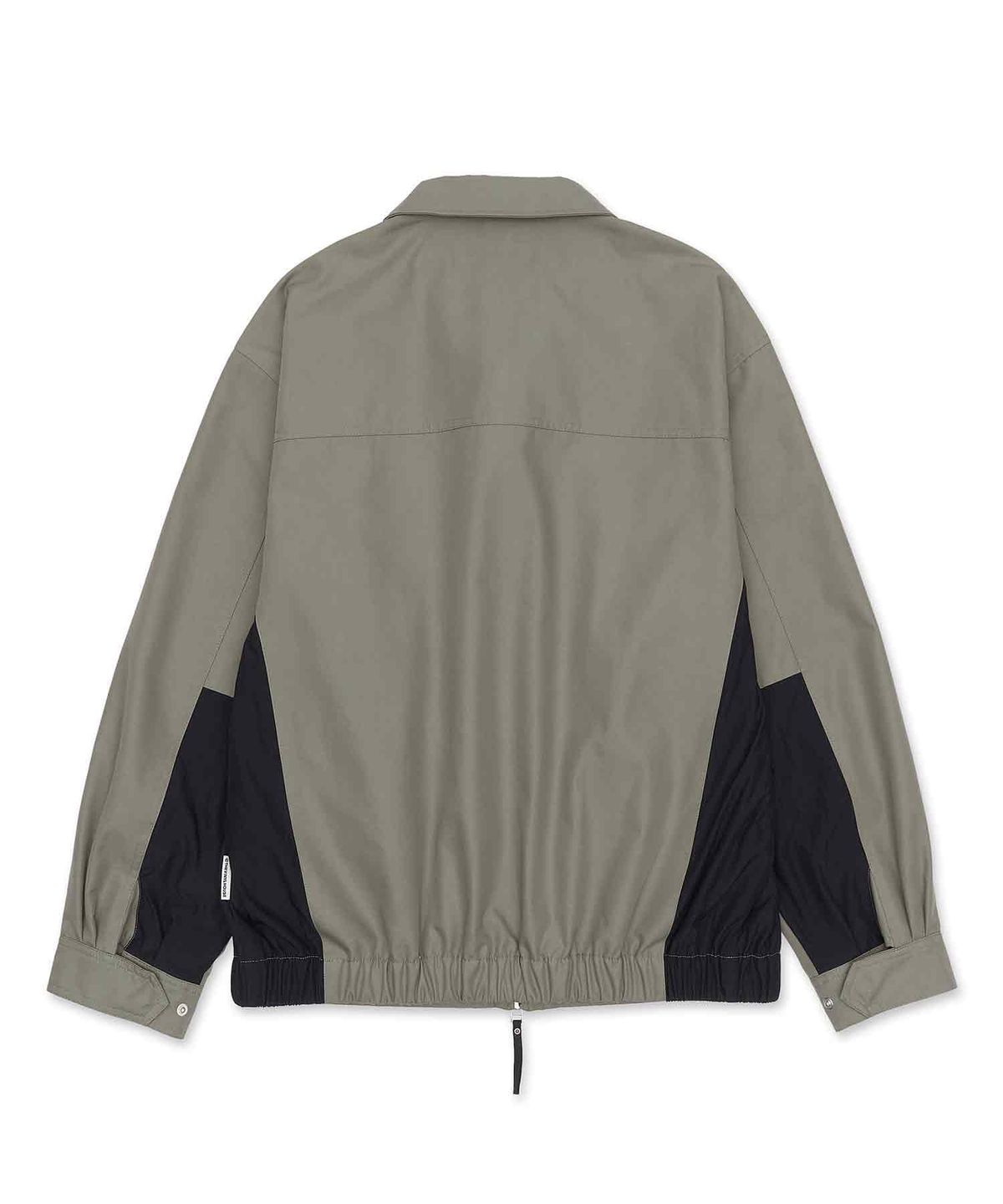 더바이닐하우스(THEVINYLHOUSE) PANELED BLOUSON KHAKI (VH2CWUB933A)