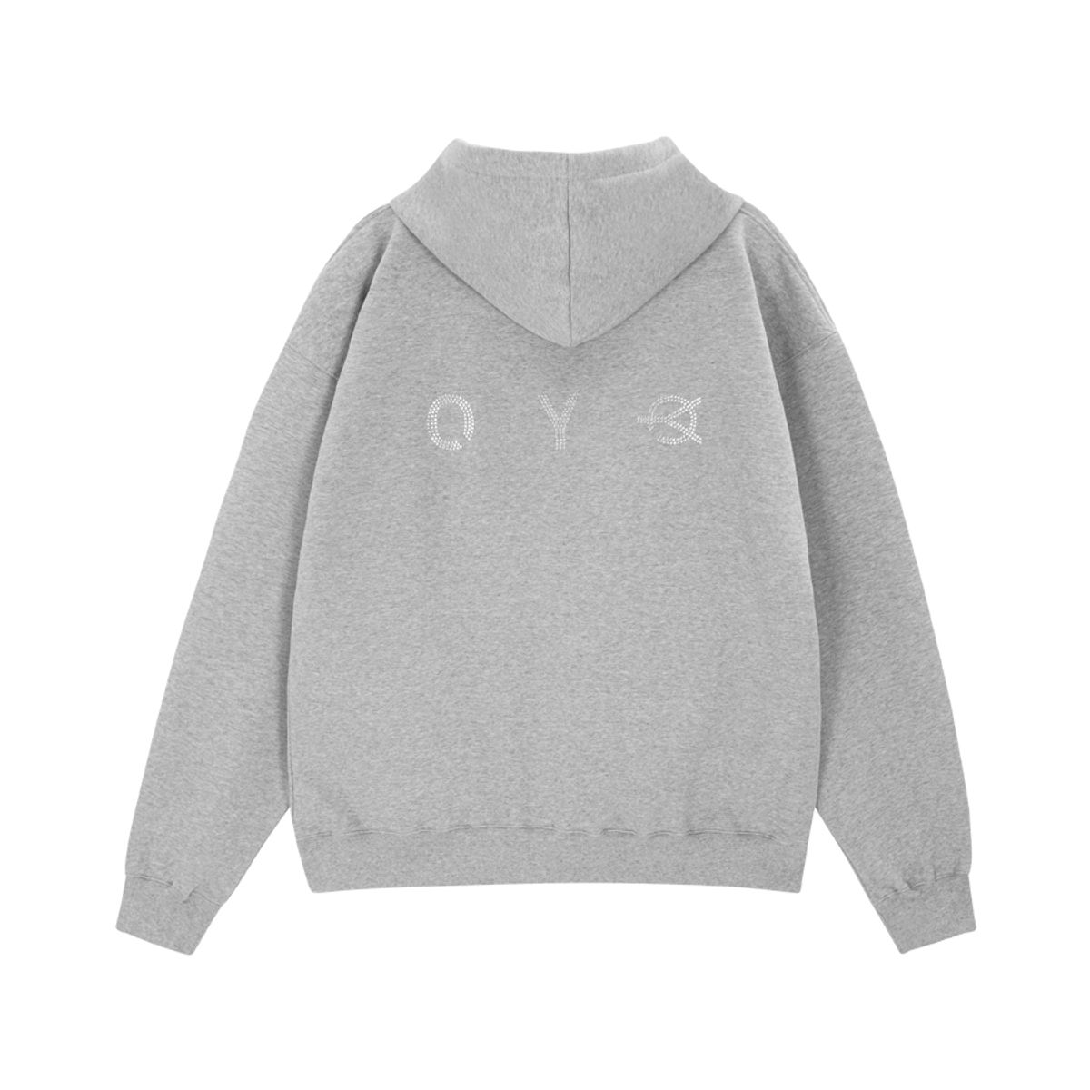 오픈야드(오와이)(OPENYARD(OY)) 나일론 포켓 로고 후드-그레이
