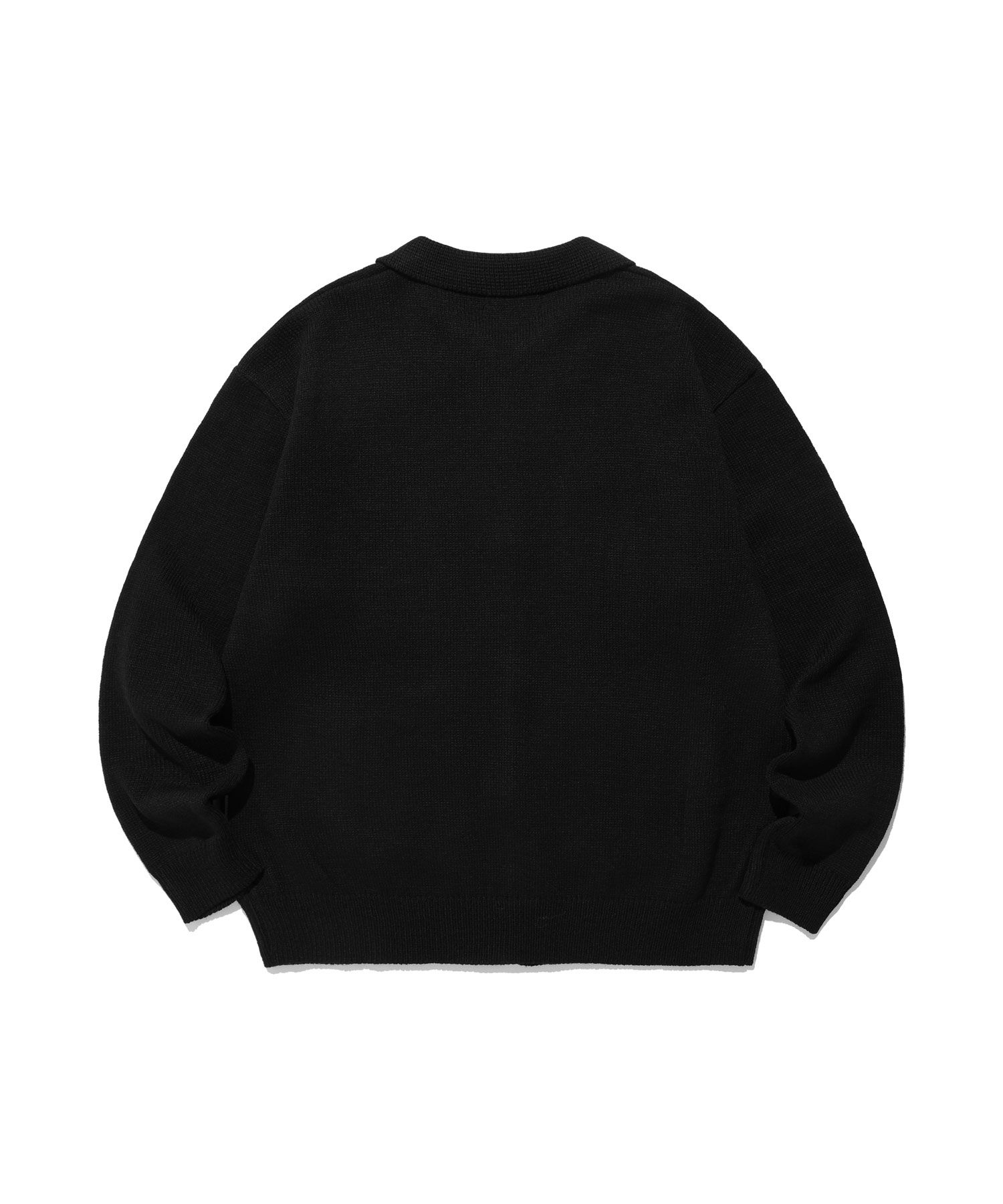 [ NICE GHOST CLUB]★24FW★DANCING SKELETONS ZIP POLO KNIT DANCING SKELETONS ZIP POLO KNIT – ALAND USA
