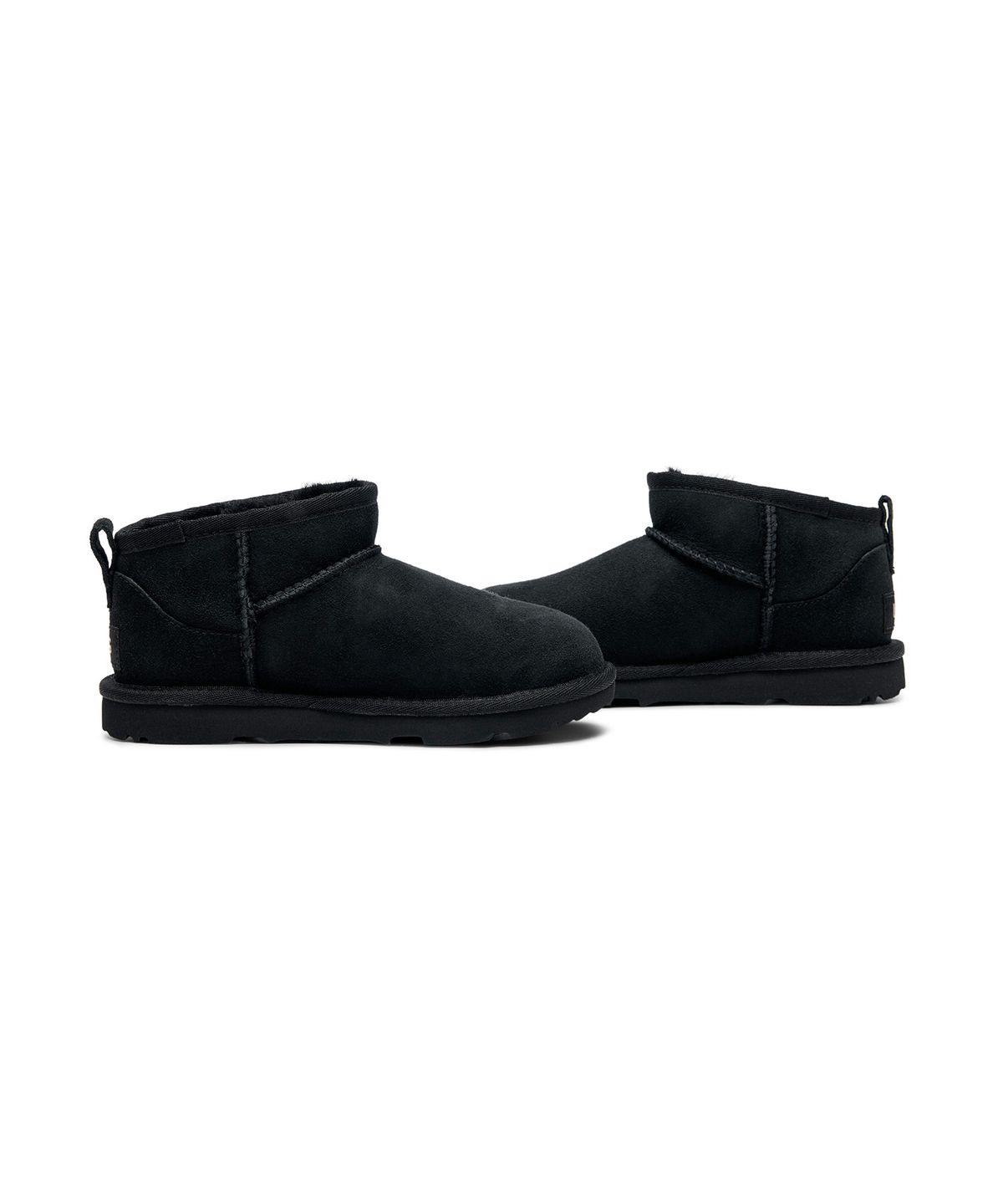 어그 키즈(UGG KIDS) [키즈] 스웨이드 레더 미니 부츠 - 블랙 (클래식 울트라 미니) / 1130750KBLK