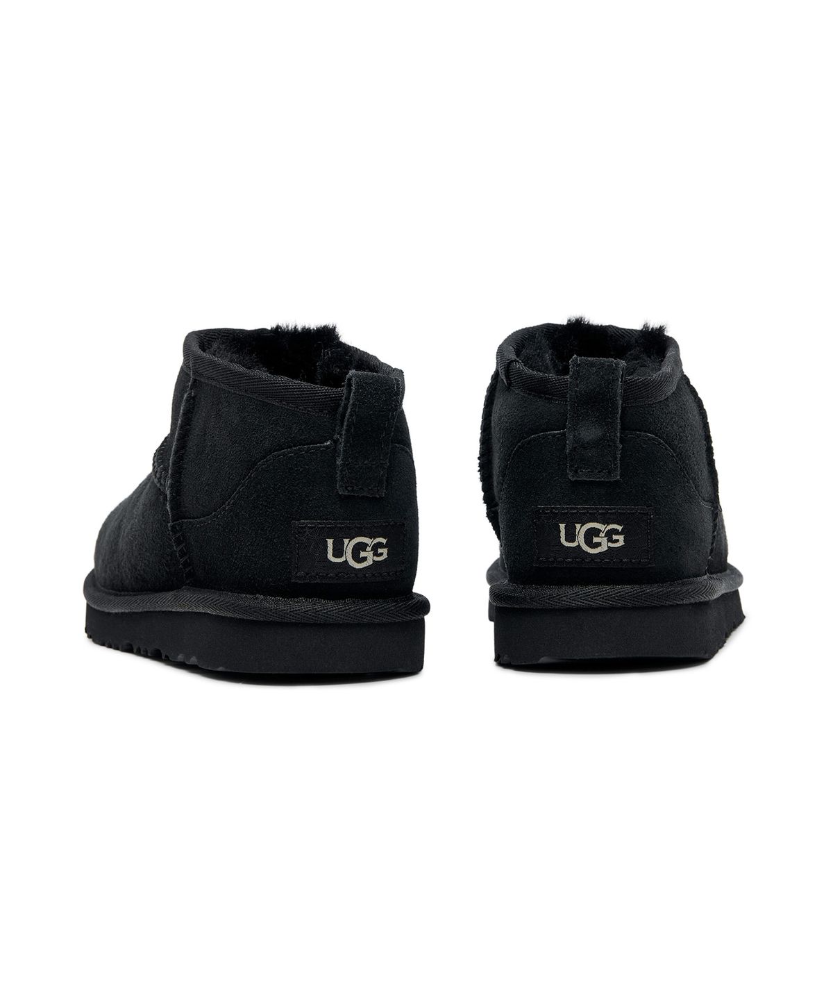 어그 키즈(UGG KIDS) [키즈] 스웨이드 레더 미니 부츠 - 블랙 (클래식 울트라 미니) / 1130750KBLK
