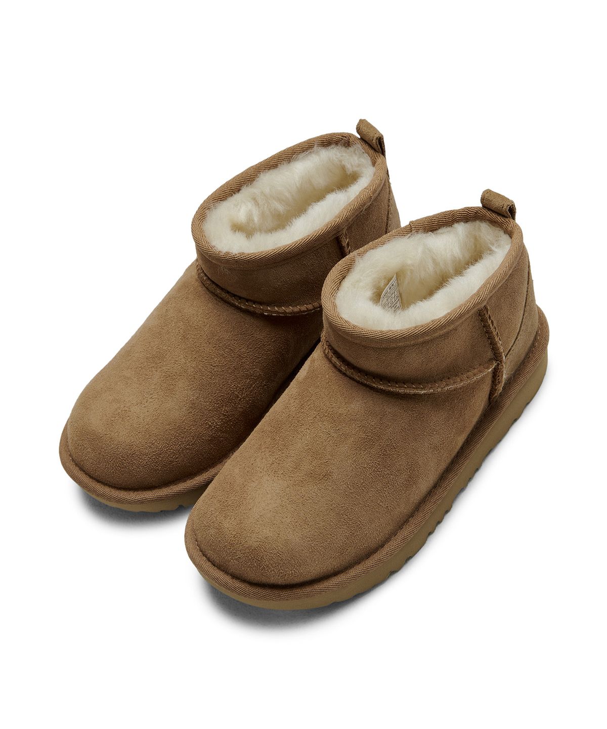 어그 키즈(UGG KIDS) [키즈] 스웨이드 레더 미니 부츠 - 체스트넛 (클래식 울트라 미니) / 1130750KCHE