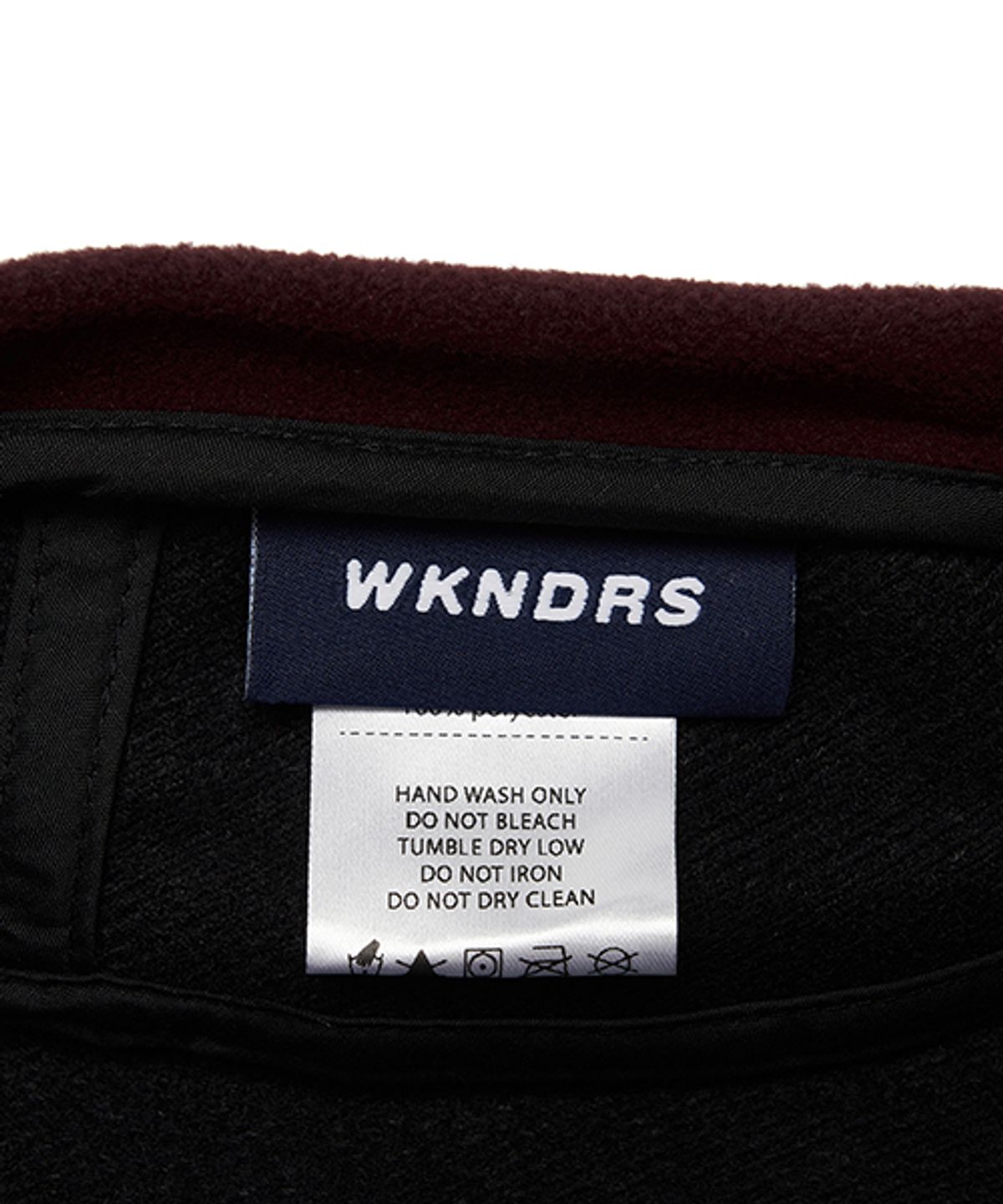 위캔더스(WKNDRS) FLEECED BERET (BURGUNDY)