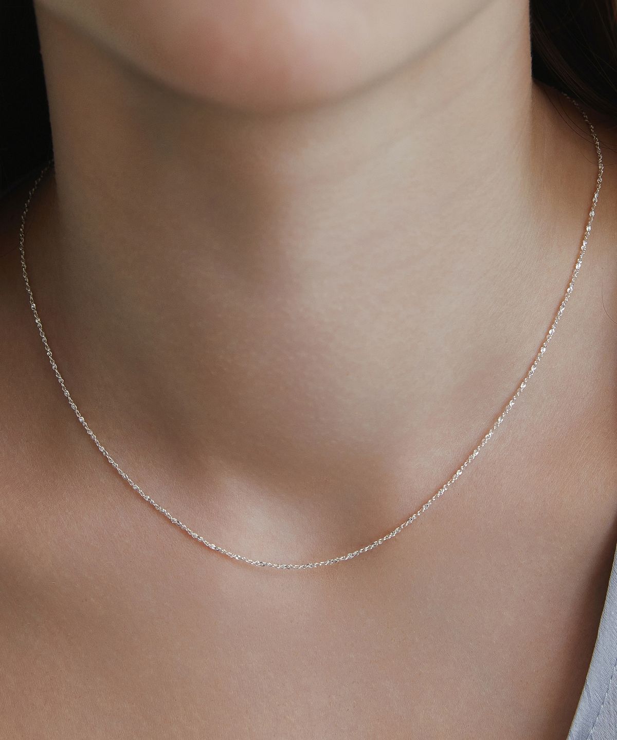 타티아나(TATIANA) (SILVER925) Shine Tinsel Necklace NZ2017