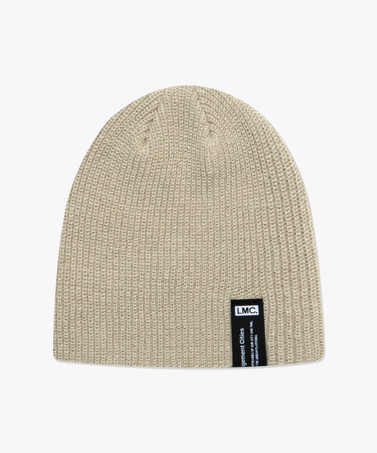엘엠씨(LMC) LABEL SHORT BEANIE beige