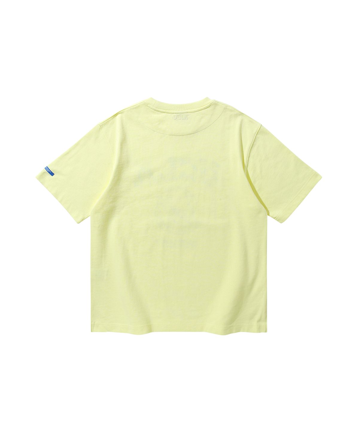 유씨엘에이(UCLA) 헬멧 프린트 반팔티셔츠 [LT-YELLOW](UY3ST9E_71)