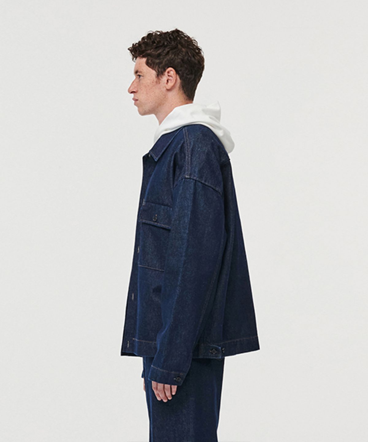 에러스익셉티드(ERRORS EXCEPTED) SH005 포켓 데님셔츠 (One Washed)
