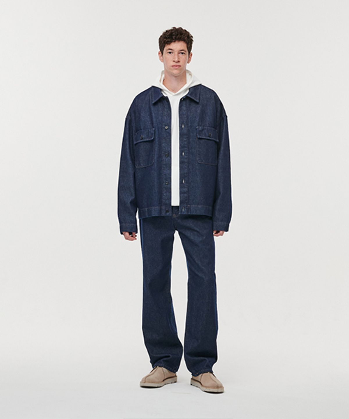 에러스익셉티드(ERRORS EXCEPTED) SH005 포켓 데님셔츠 (One Washed)