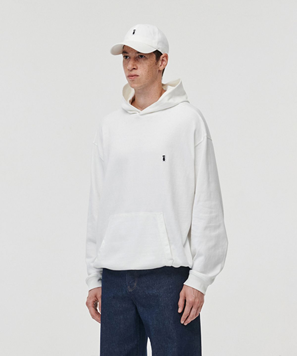 에러스익셉티드(ERRORS EXCEPTED) PH002 로고후디 (White)