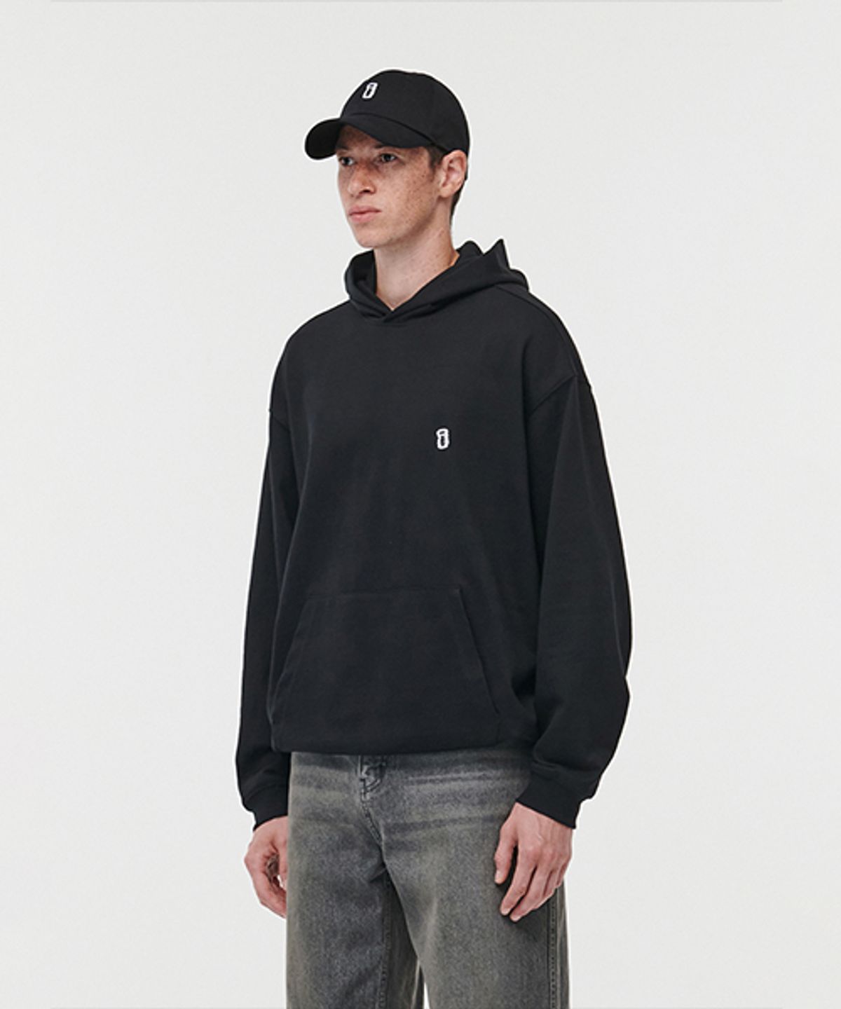 에러스익셉티드(ERRORS EXCEPTED) PH001 로고후디 (Black)