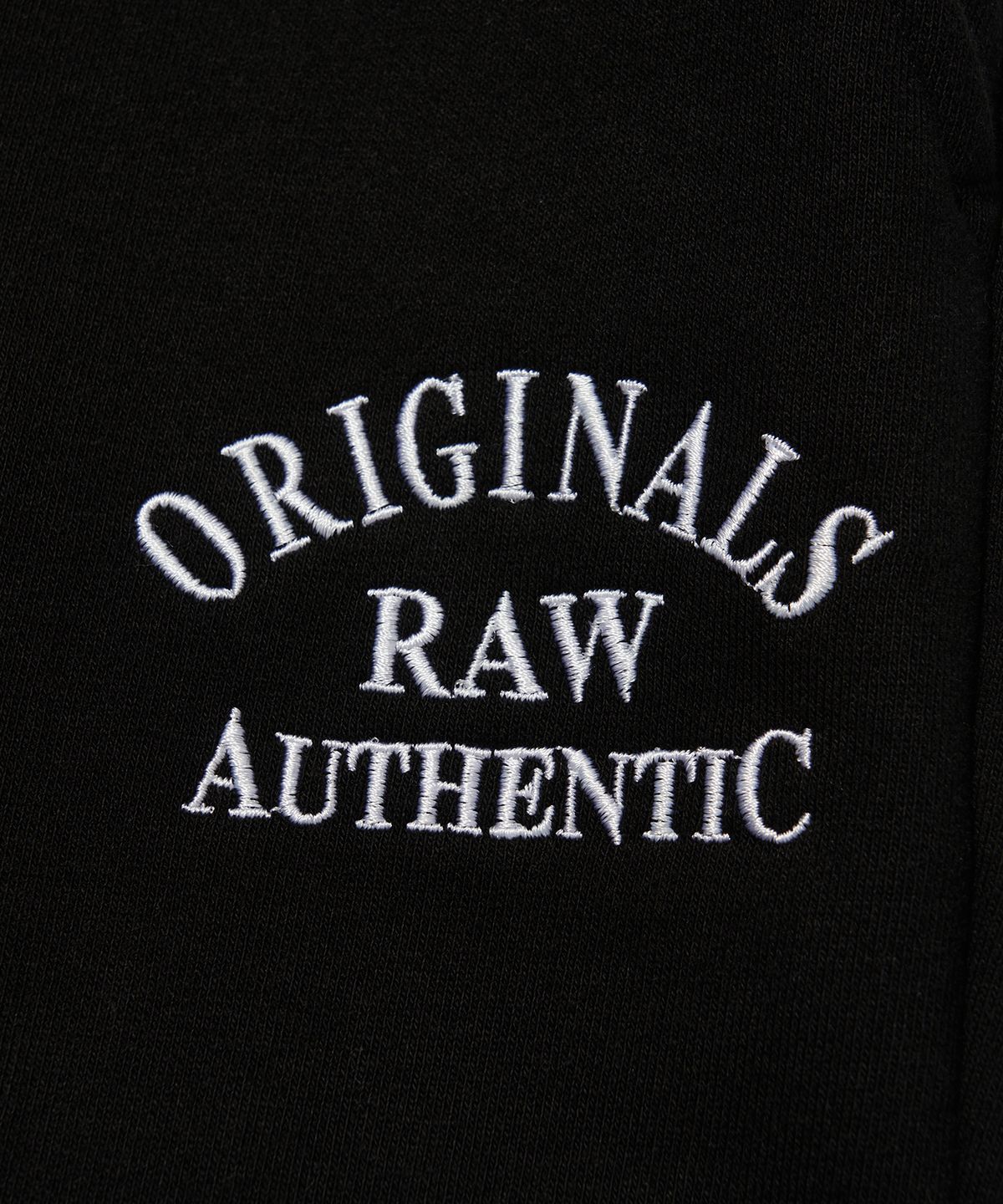 로우랩(RAW LAB) ORIGINALS 엠브로이더리 조거팬츠 (블랙)