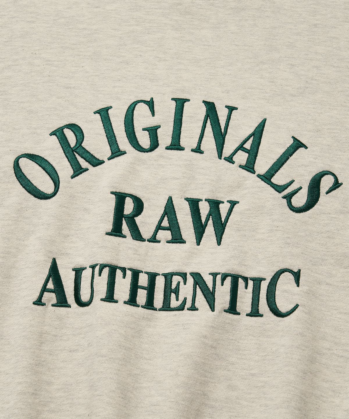 로우랩(RAW LAB) ORIGINALS 엠브로이더리 크루넥 (오트밀)