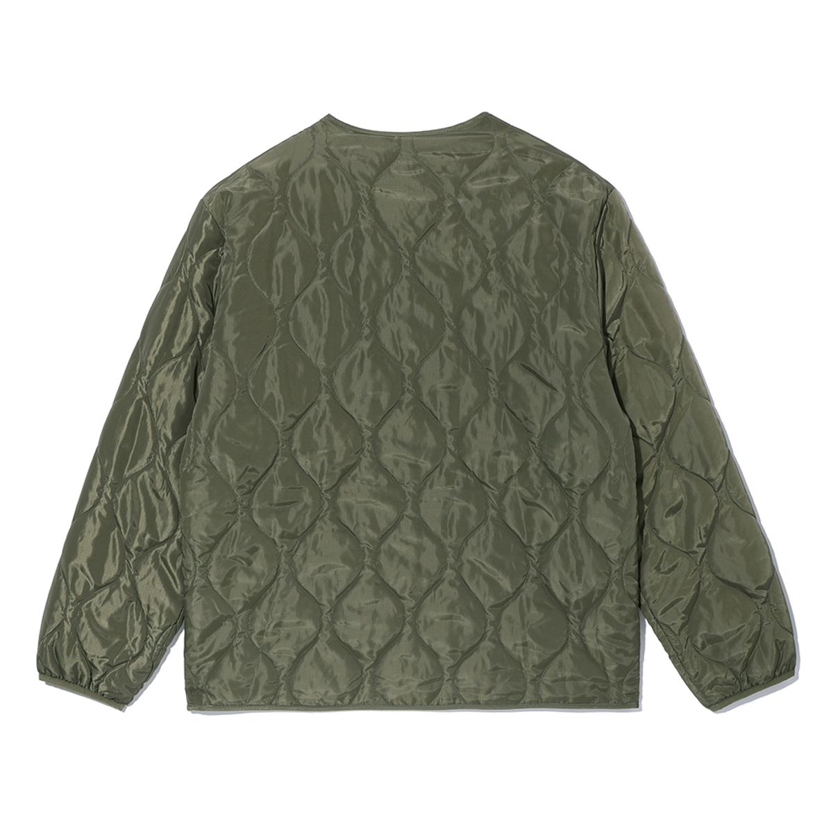 마하그리드(MAHAGRID) BASIC LOGO QUILTED JACKET KHAKI(MG2CWMB907A)