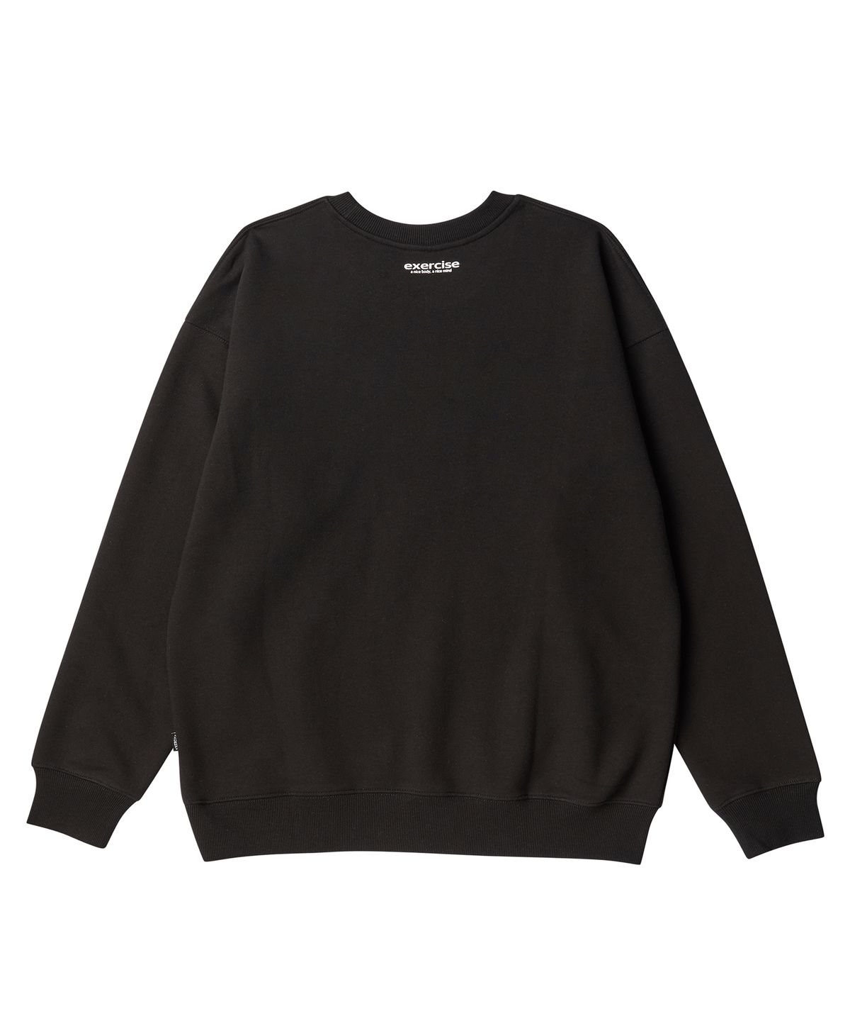 엑서사이즈(EXERCISE) ATHLETIC CLOUD SWEATSHIRT_BLACK
