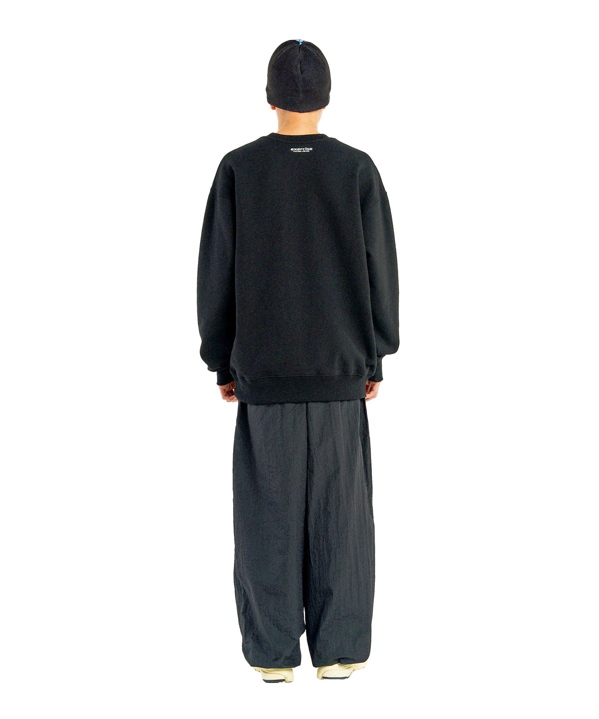 엑서사이즈(EXERCISE) ATHLETIC CLOUD SWEATSHIRT_BLACK