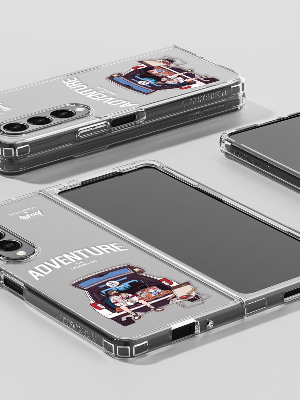 디자인스킨(DESIGNSKIN) 갤럭시Z폴드4 피닉스 프로 그래픽 케이스 퀸지-어드벤처