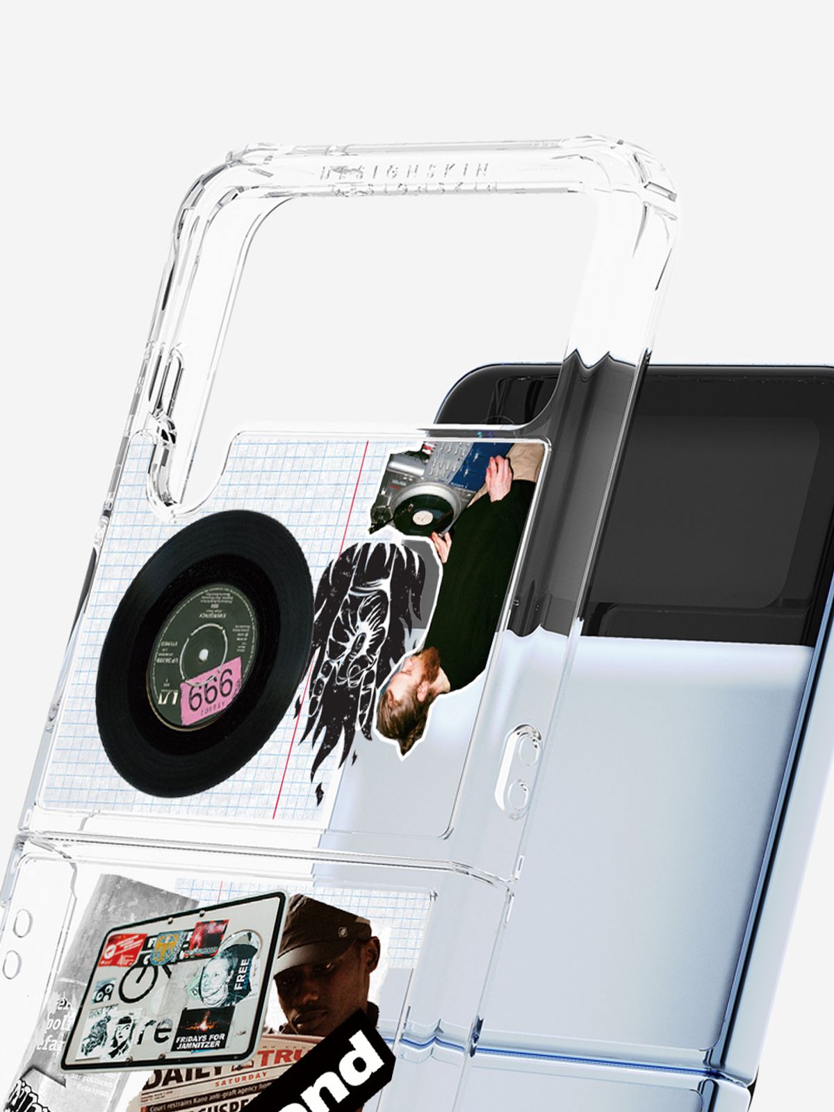 디자인스킨(DESIGNSKIN) 갤럭시Z플립4 피닉스 프로 그래픽 케이스-위켄드