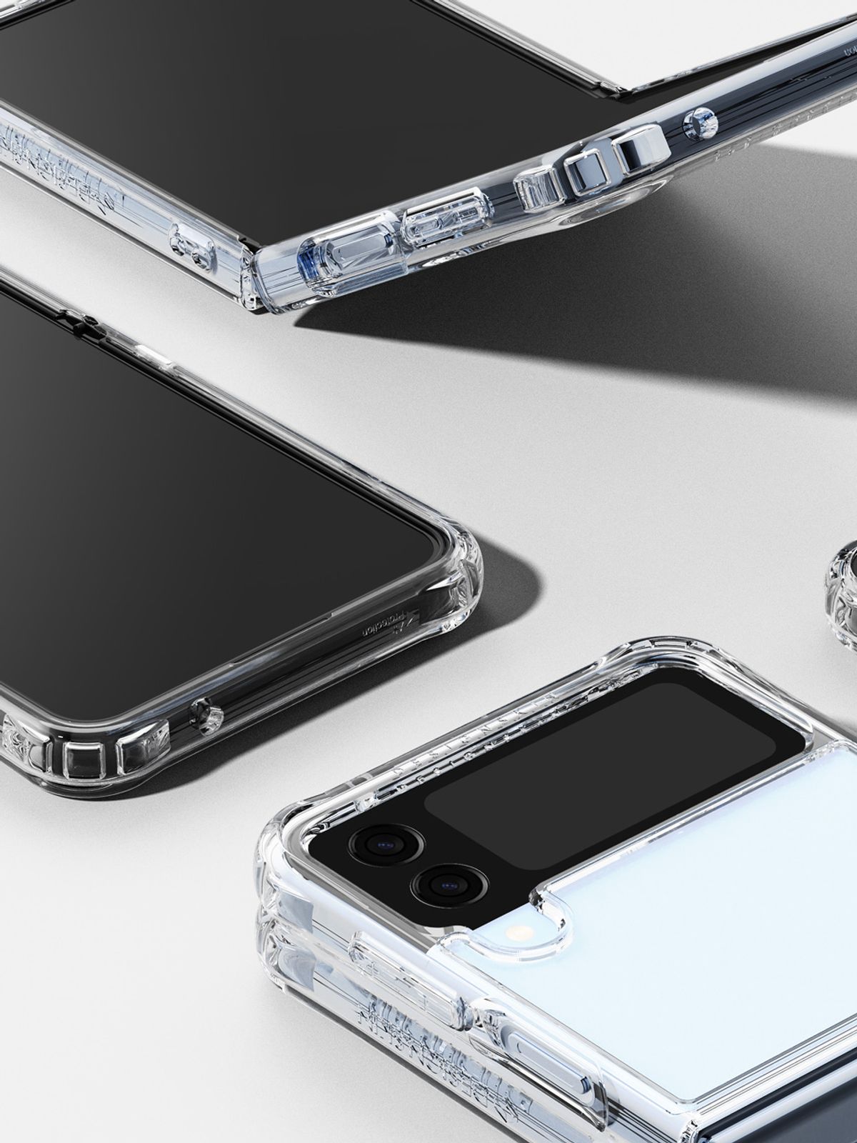 디자인스킨(DESIGNSKIN) 갤럭시Z플립4 피닉스 프로 케이스-올클리어