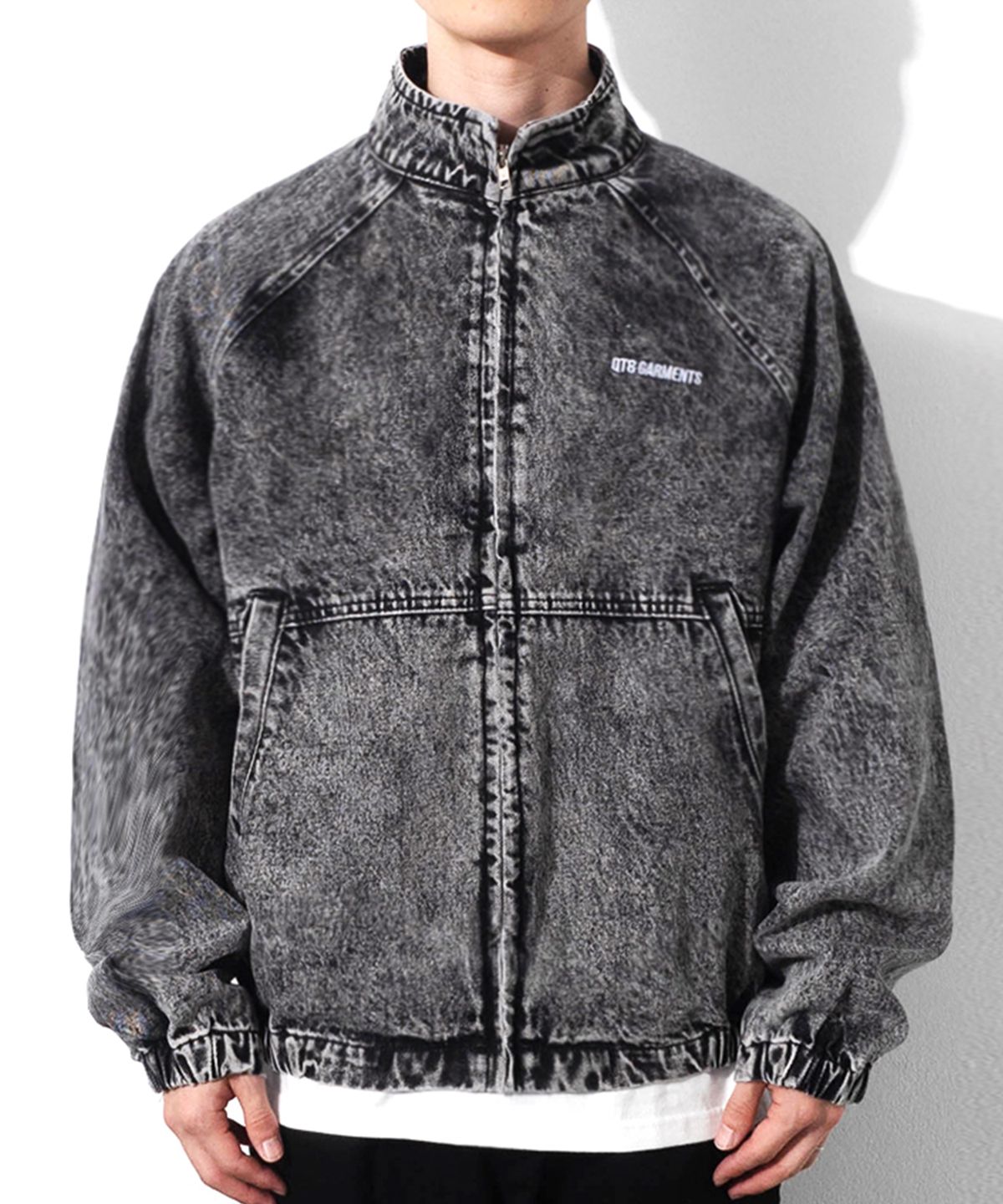 큐티에잇 가먼츠(QT8 GARMENTS) BN Denim Raglan Jacket (Grey)